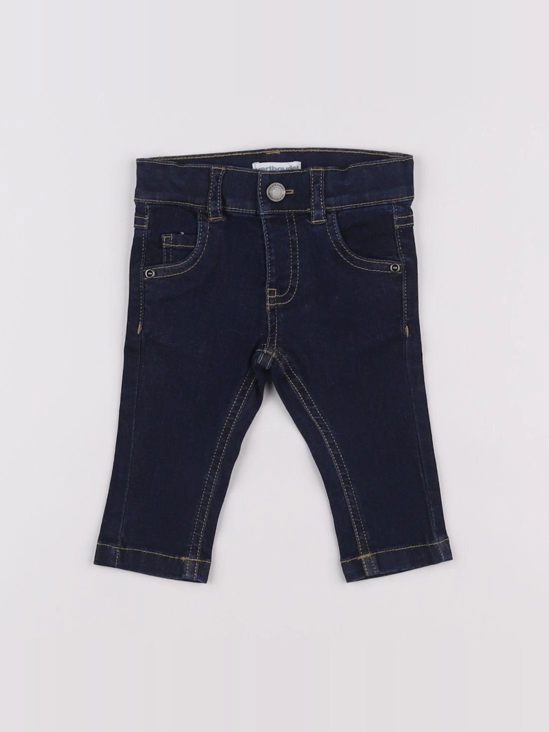 Vertbaudet - jean bleu - 3 mois