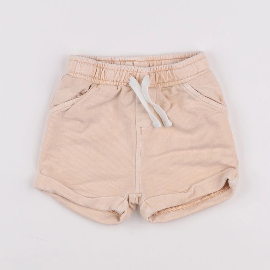 Vertbaudet - short orange - 9 mois
