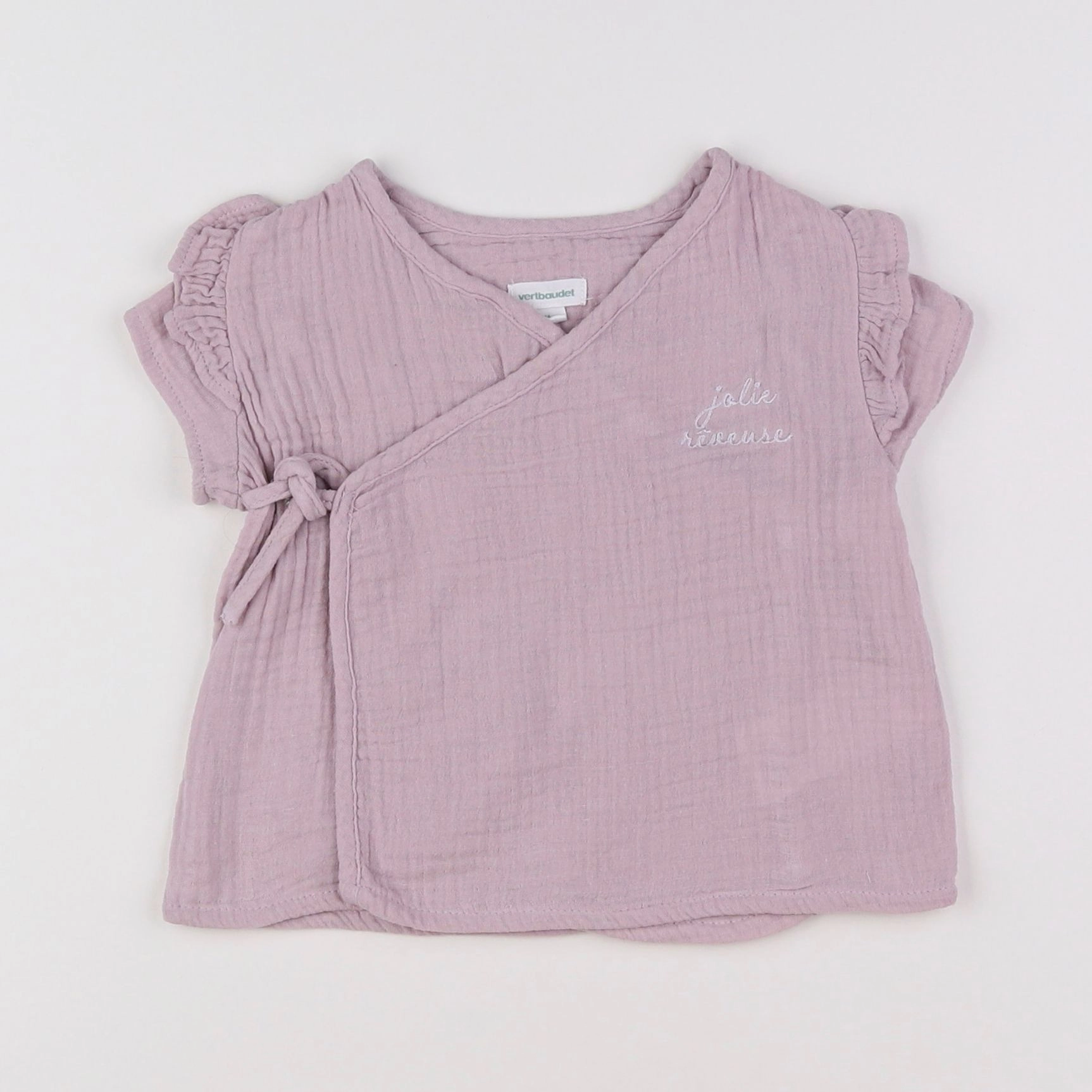 Vertbaudet - blouse violet - 12 mois