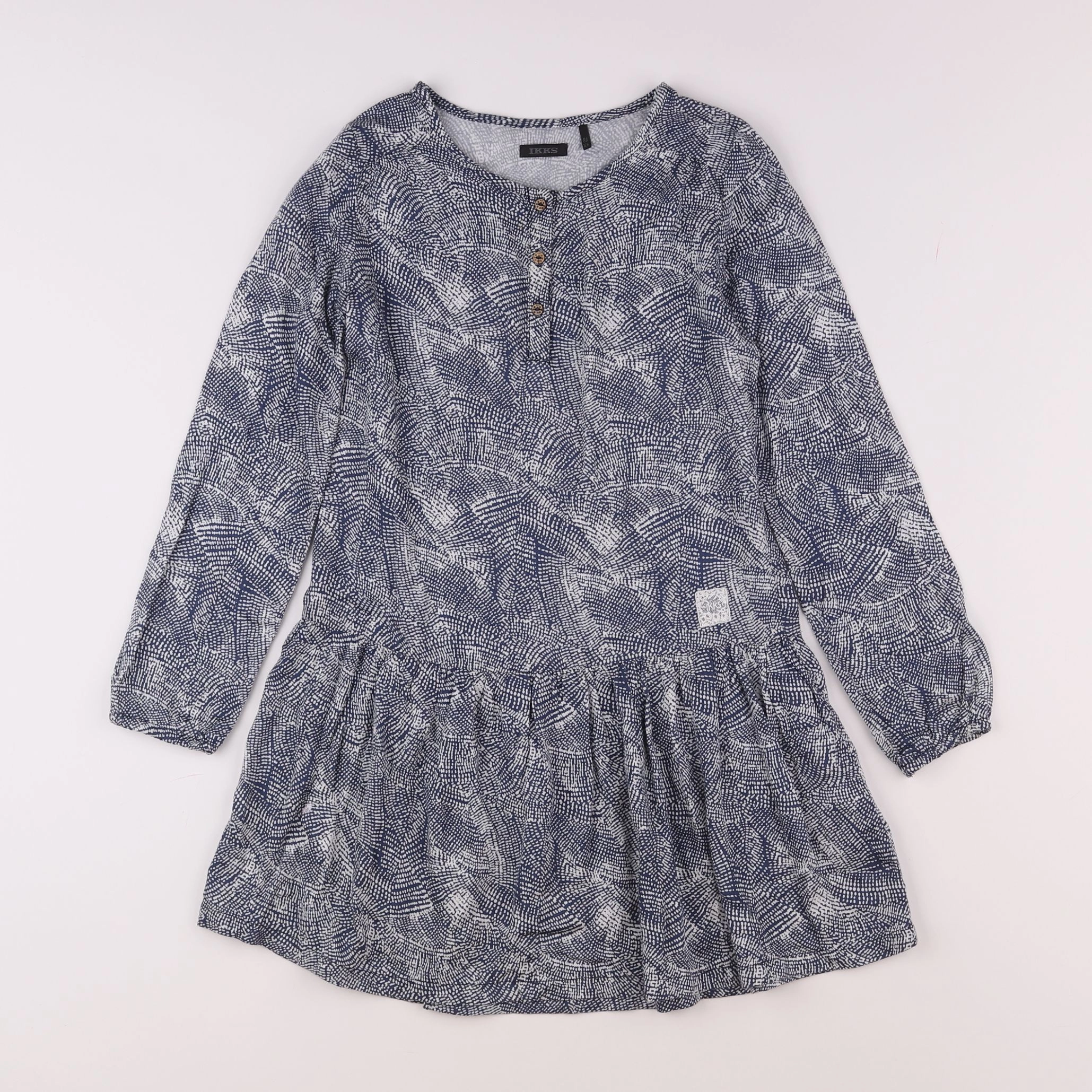IKKS - robe bleu - 8 ans