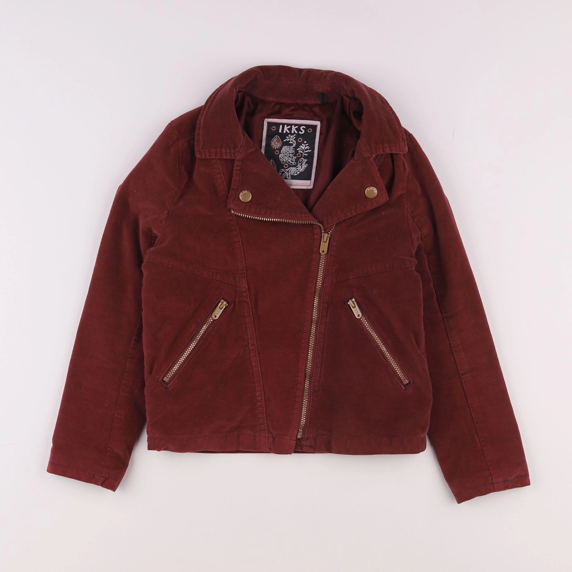 IKKS - veste rouge - 8 ans