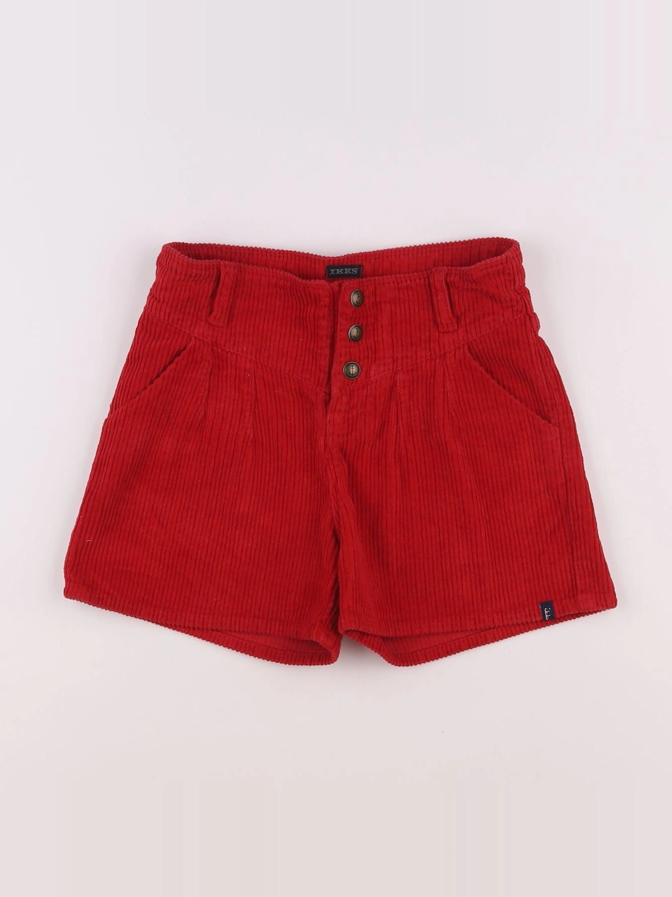 IKKS - short rouge - 8 ans