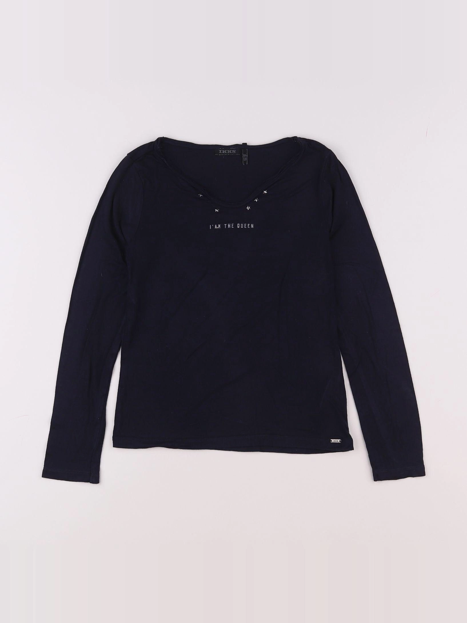 IKKS - tee-shirt bleu - 8 ans