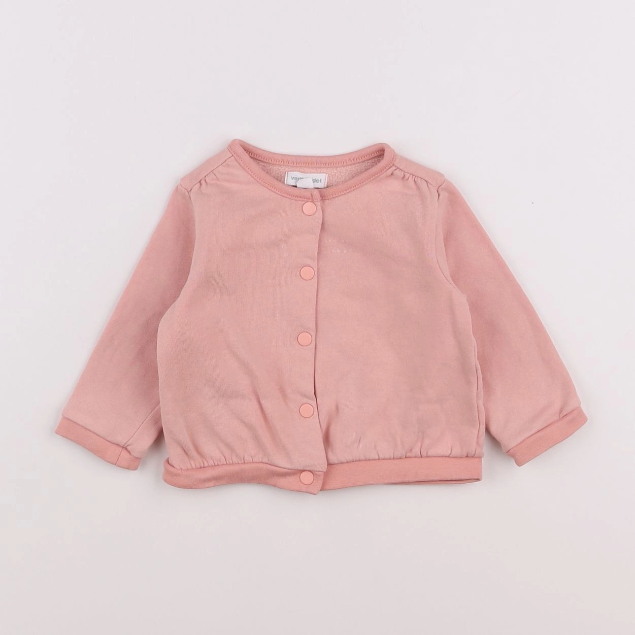 Vertbaudet - sweat rose - 6 mois