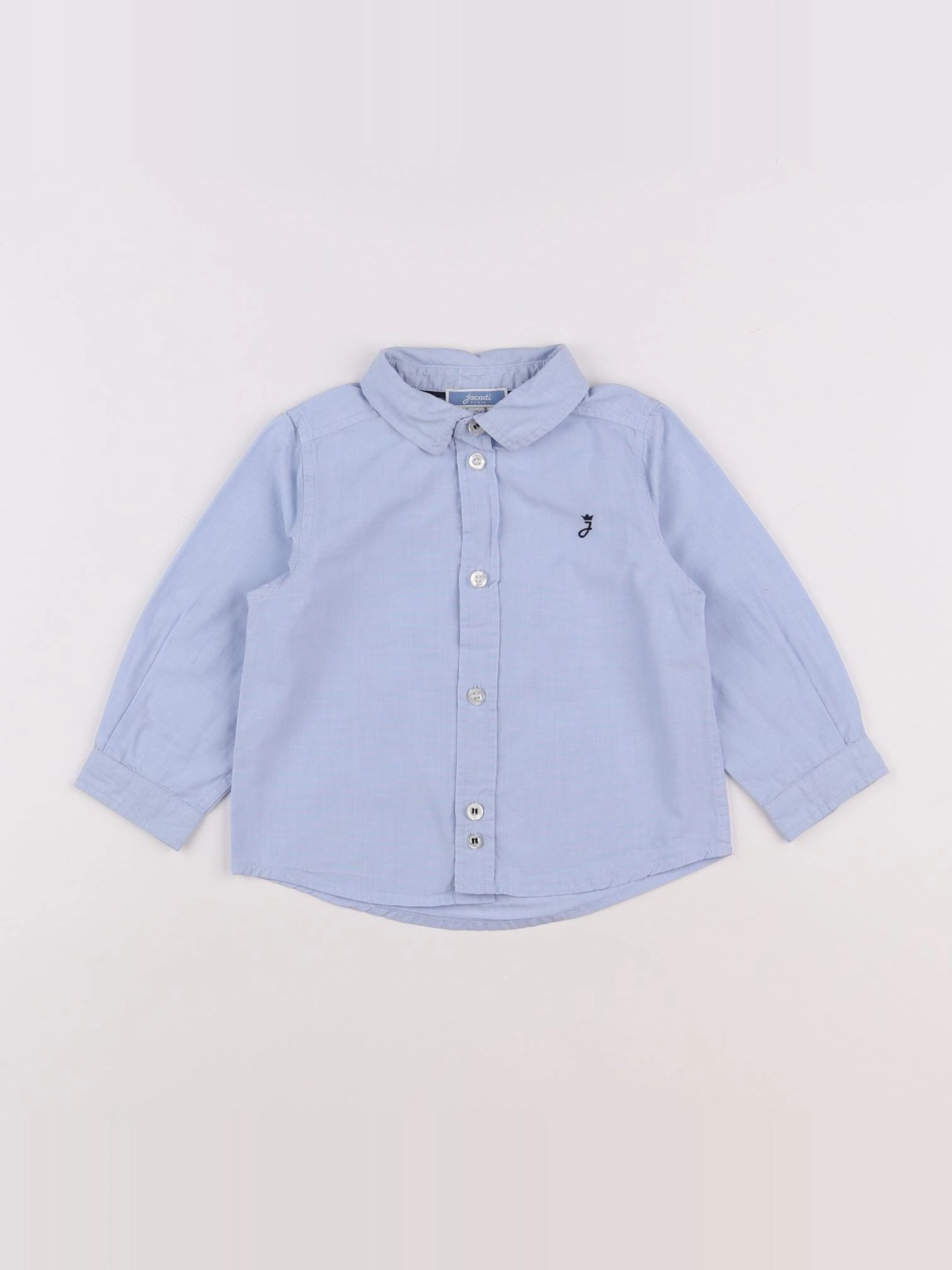 Jacadi - chemise bleu - 12 mois
