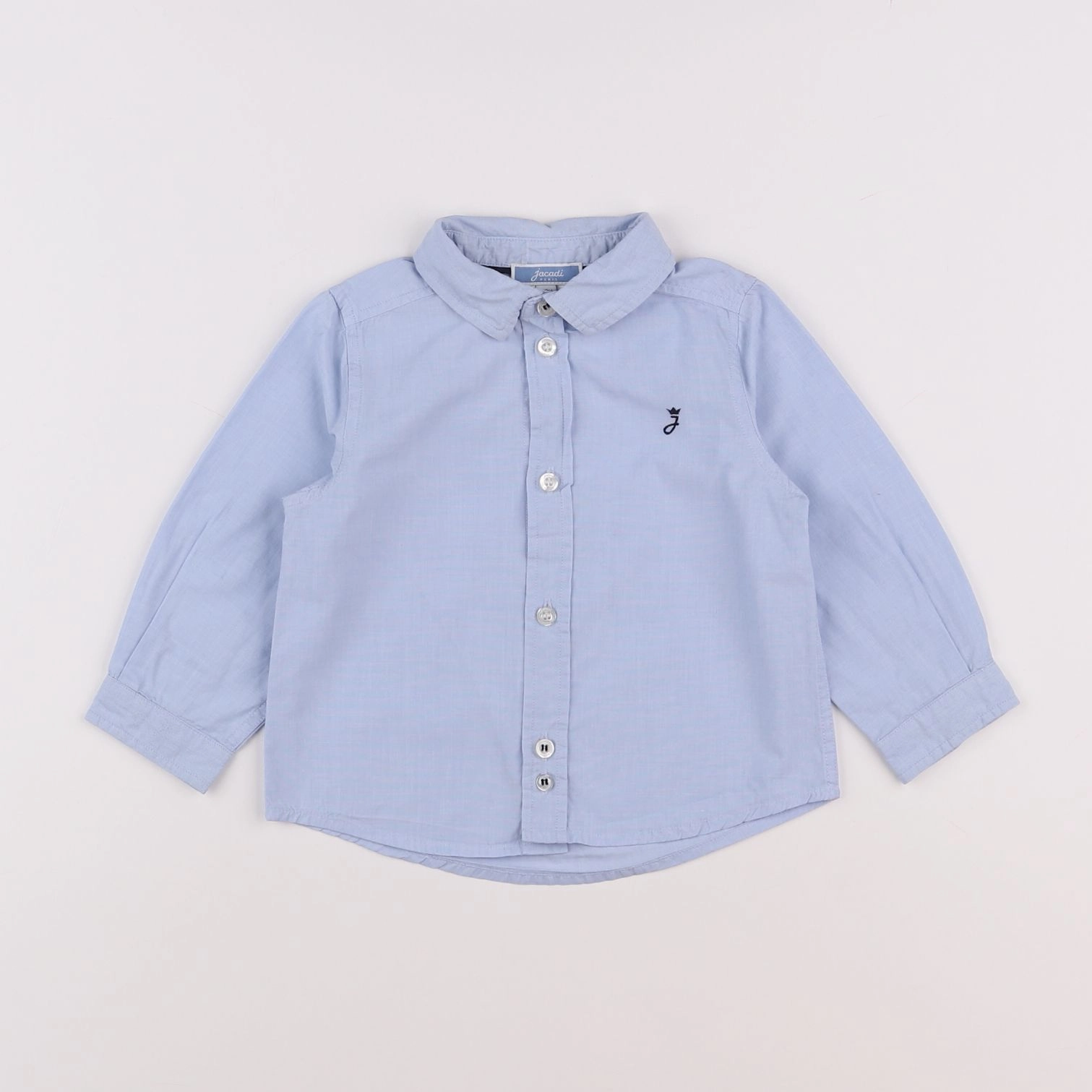 Jacadi - chemise bleu - 12 mois