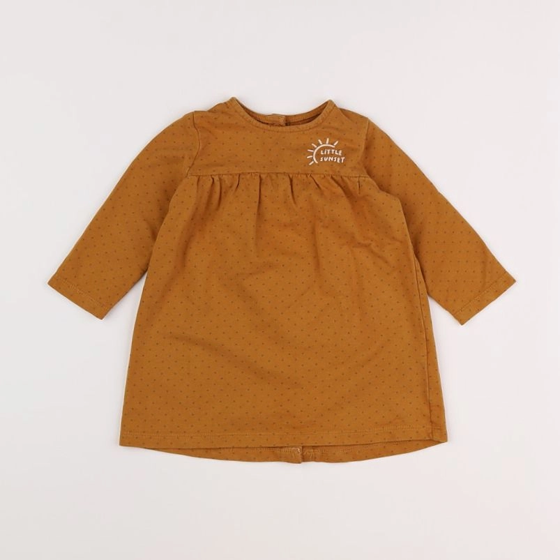 Vertbaudet - robe marron - 18 mois