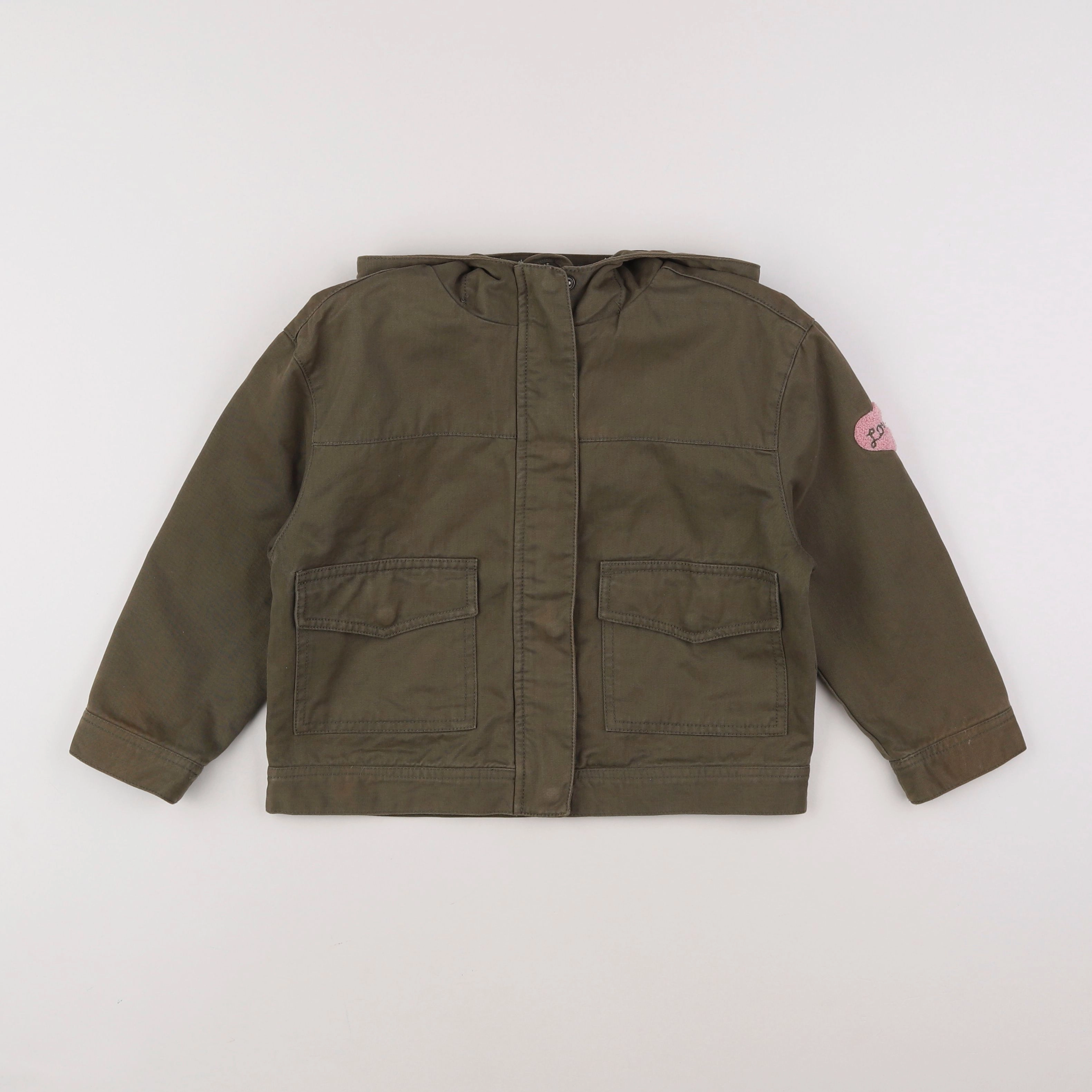 Vertbaudet - veste vert - 6 ans