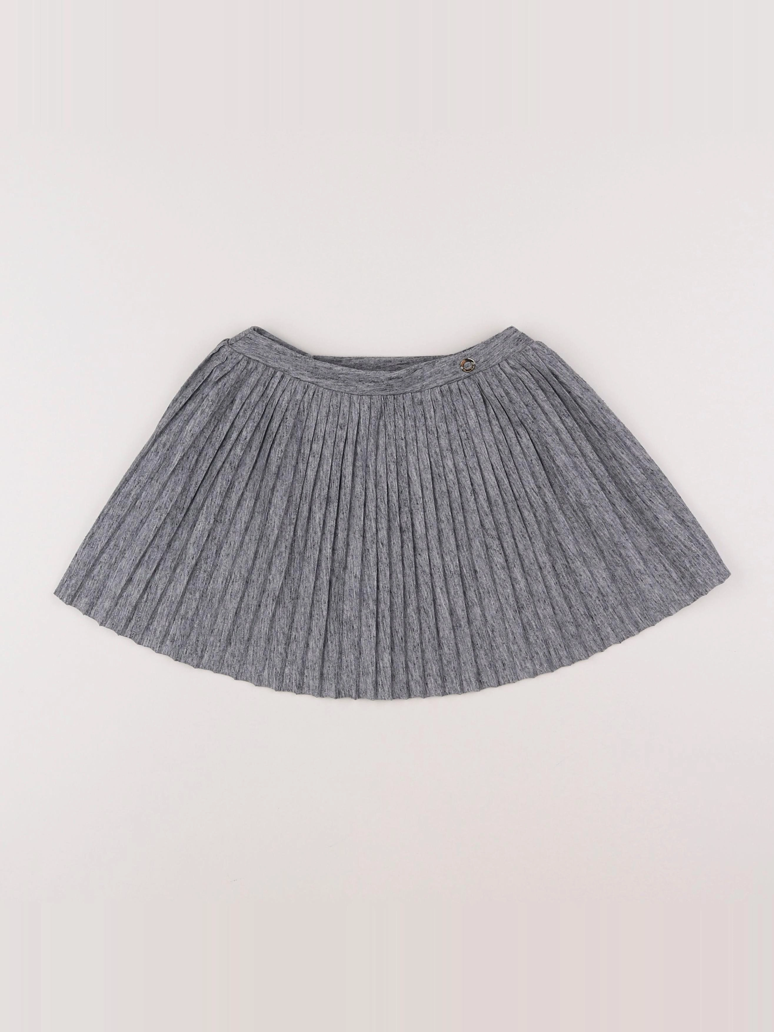 Massimo Dutti - jupe gris - 5/6 ans