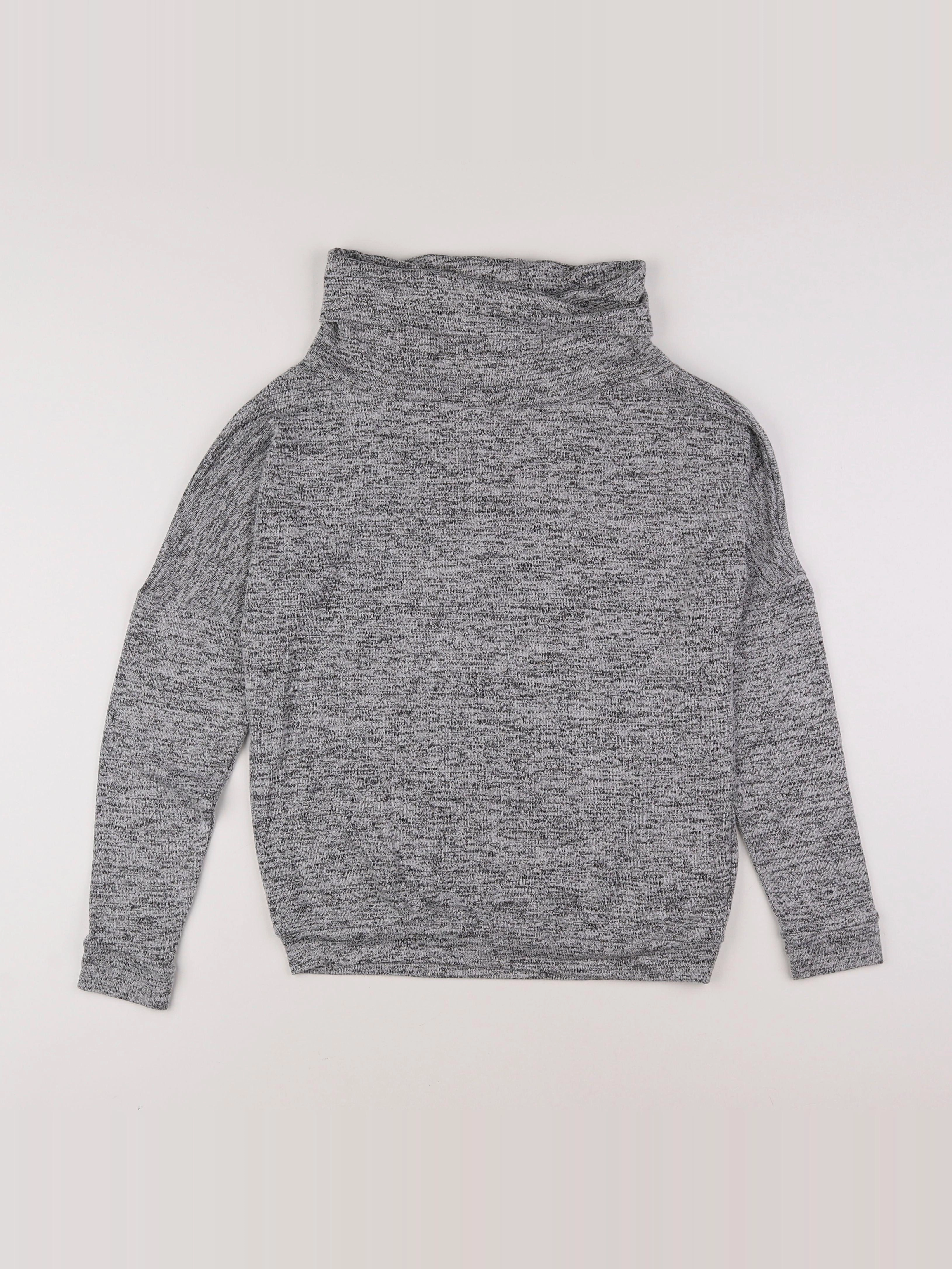 H&M - tee-shirt gris - 10/11 ans