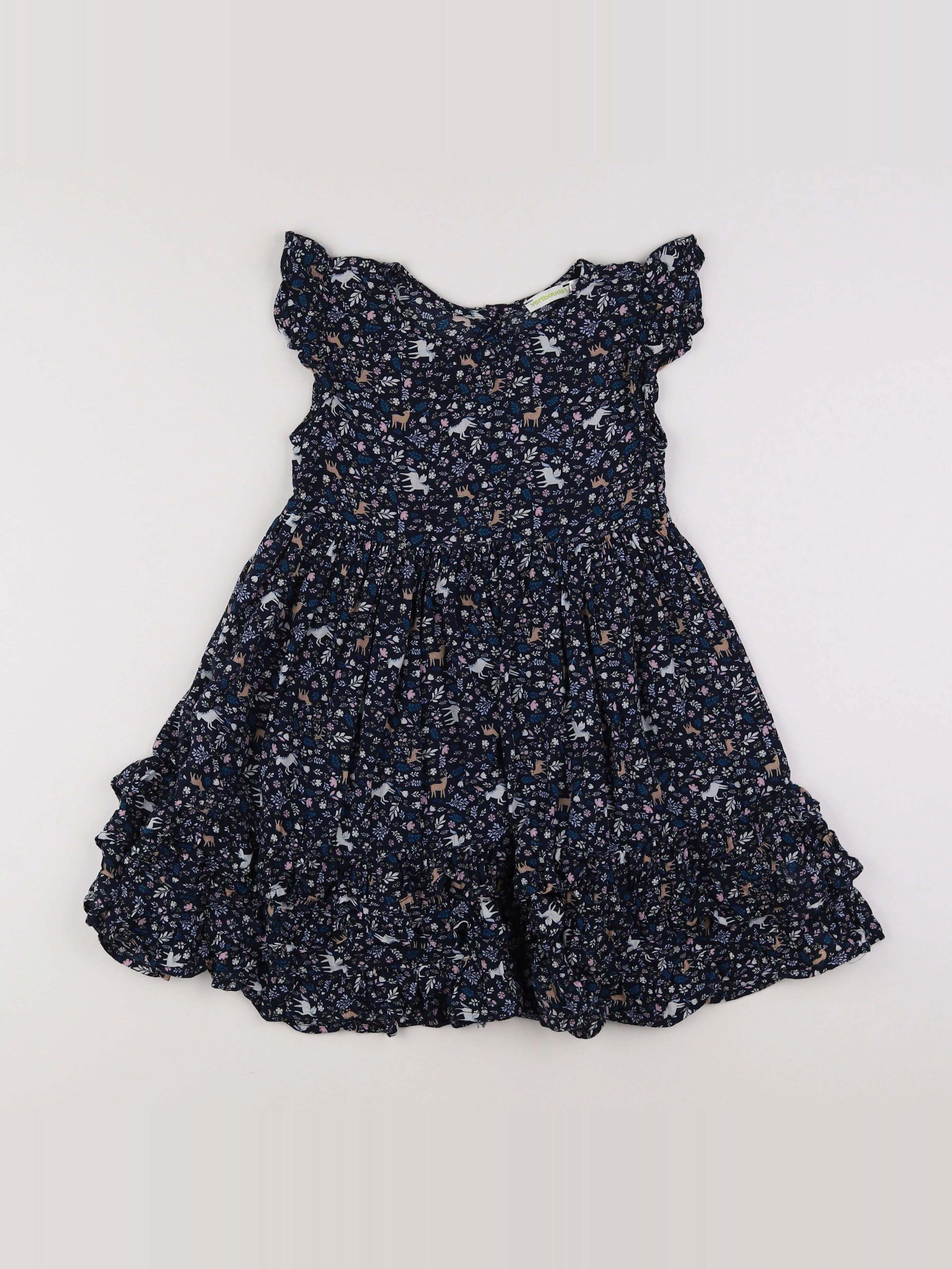 Vertbaudet - robe multicolore - 6 ans
