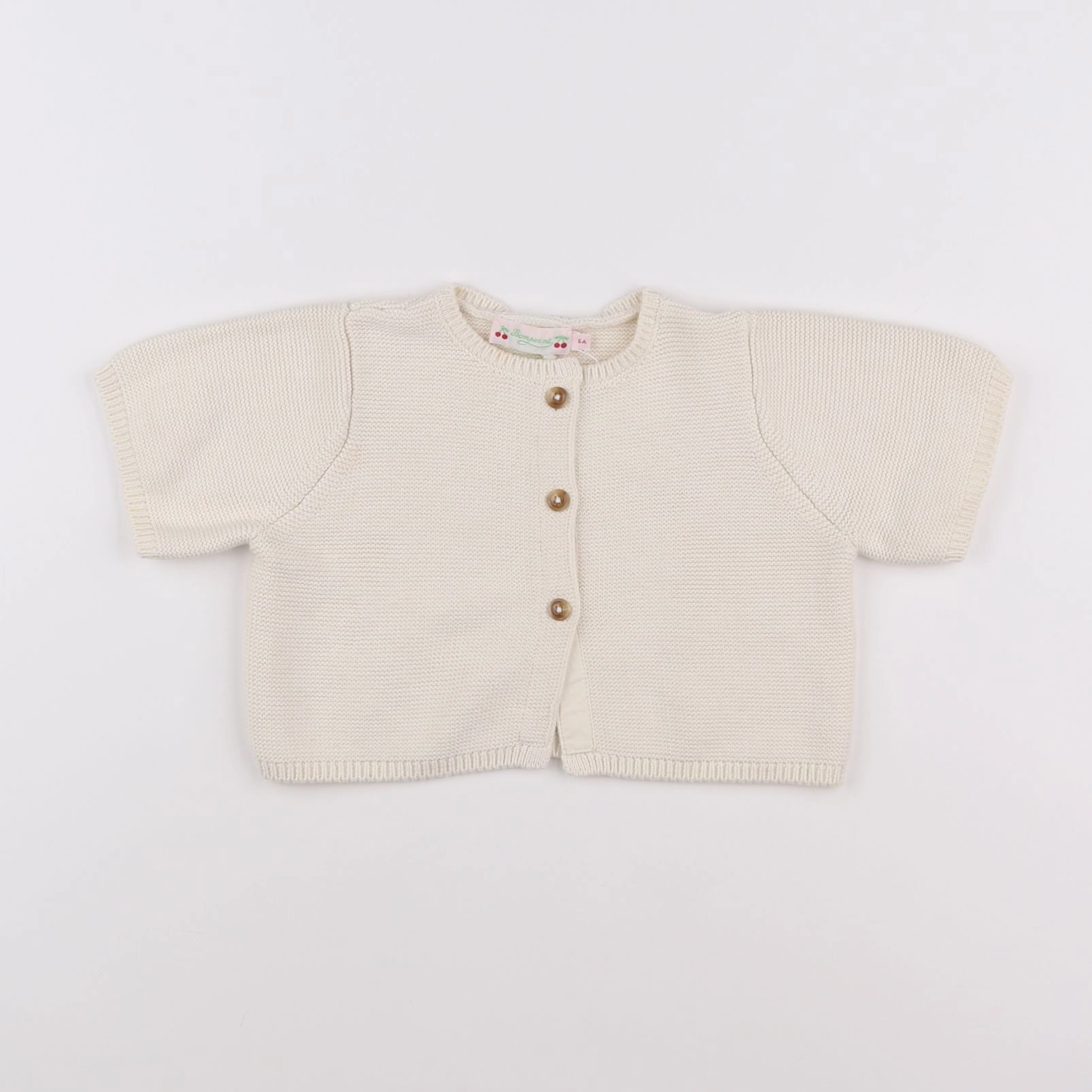 Bonpoint - gilet beige - 6 ans