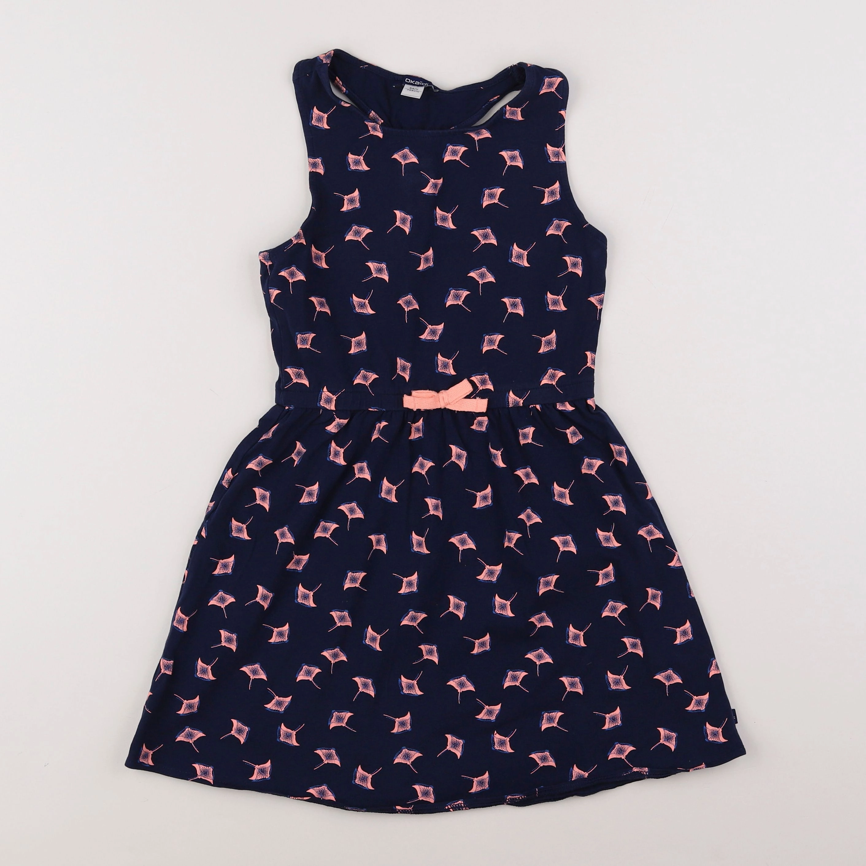 Okaidi - robe bleu, orange - 10 ans