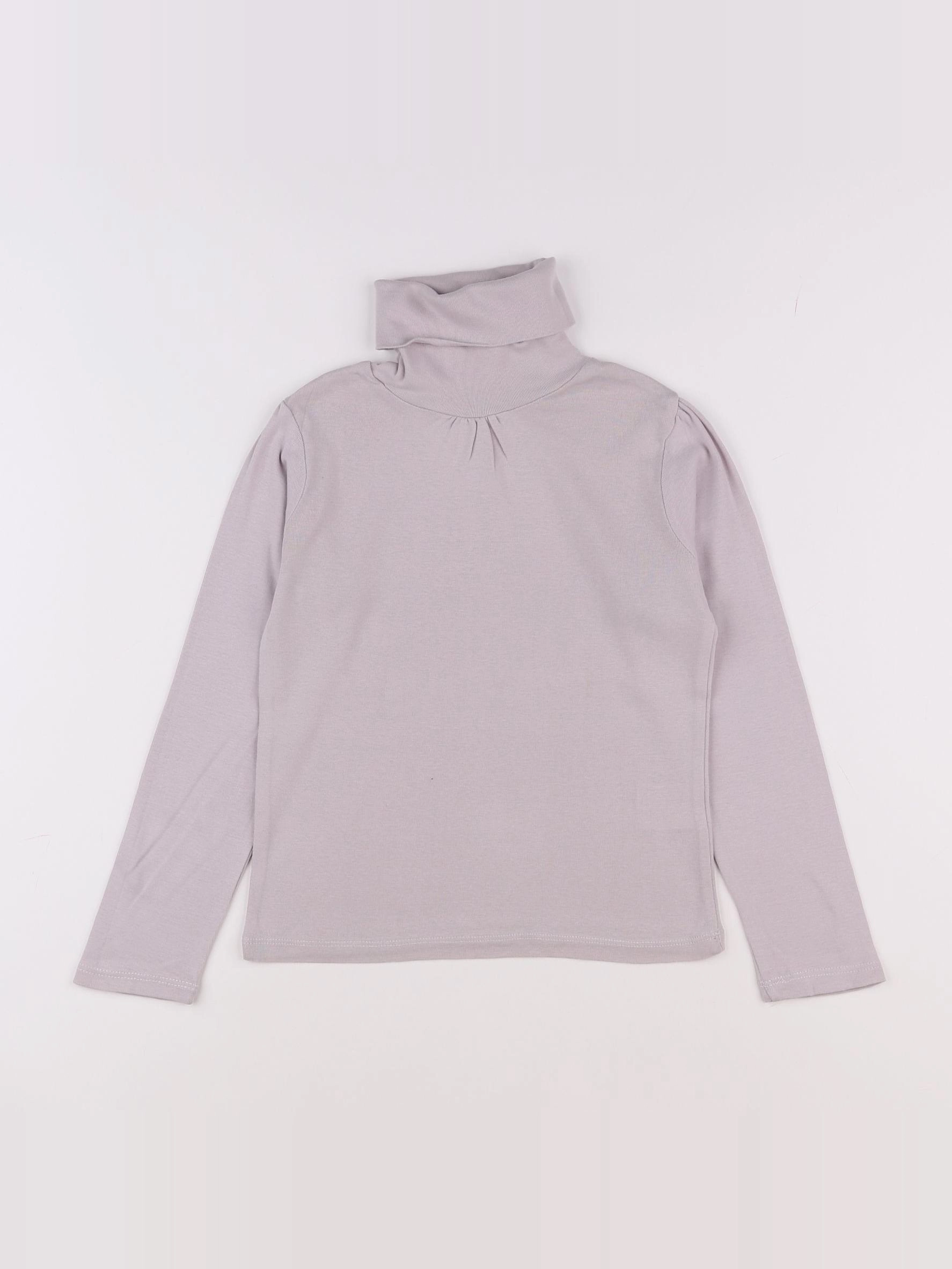 Vertbaudet - sous-pull violet - 8 ans