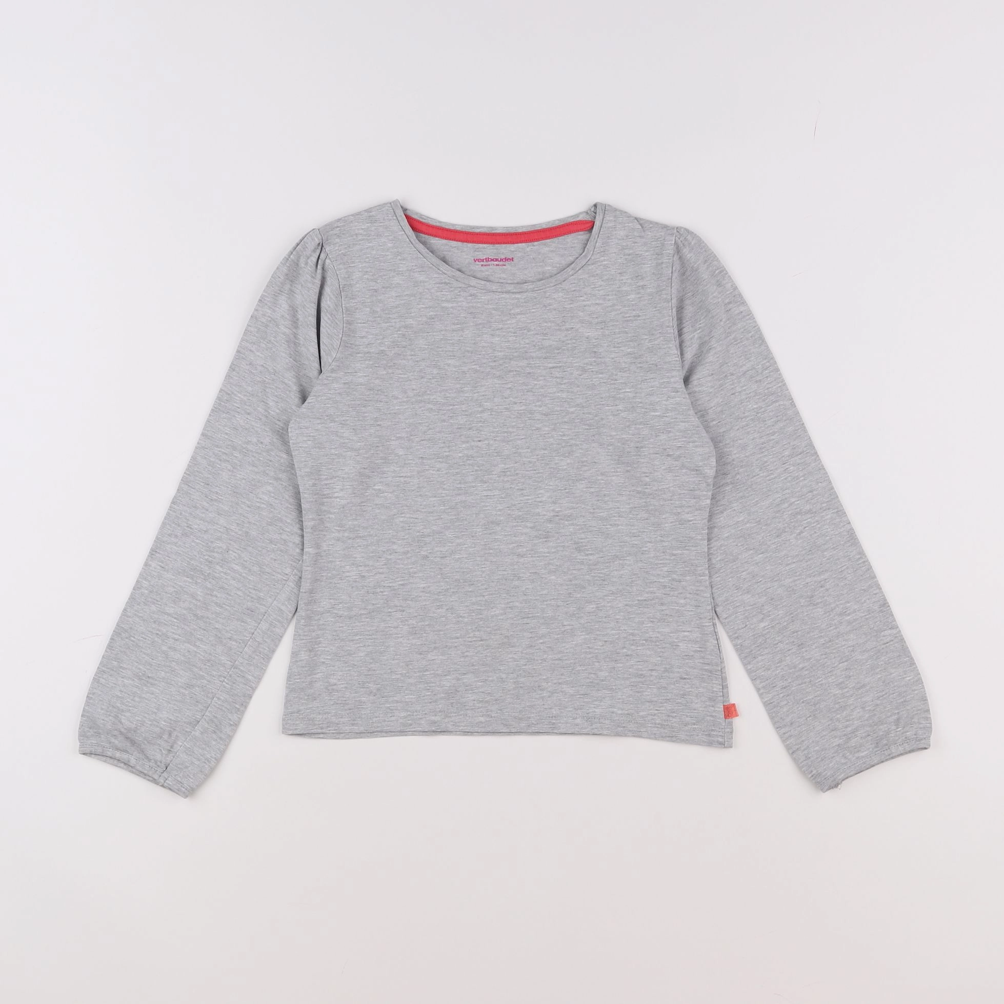 Vertbaudet - tee-shirt gris - 8 ans