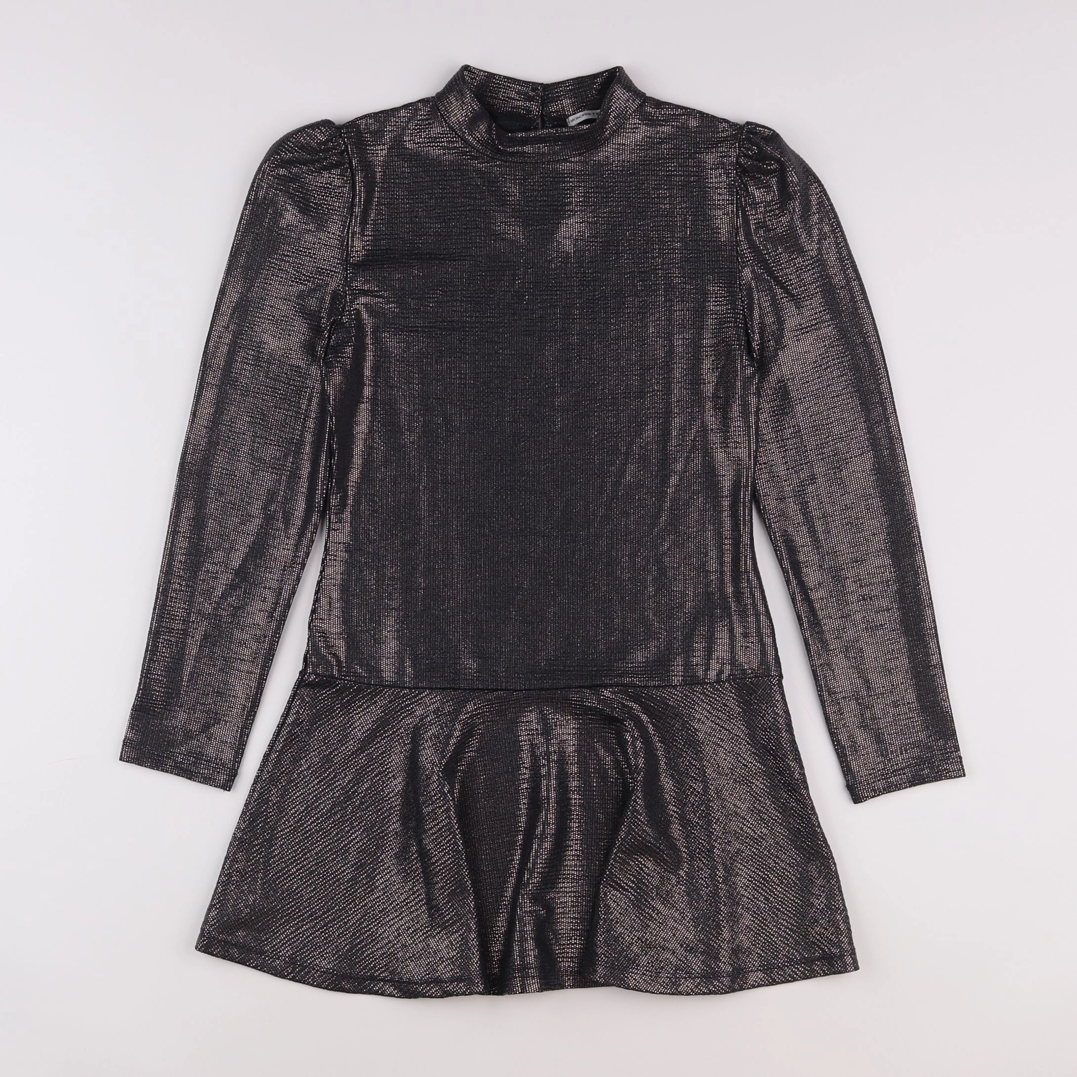 Monoprix - robe argent - 12 ans