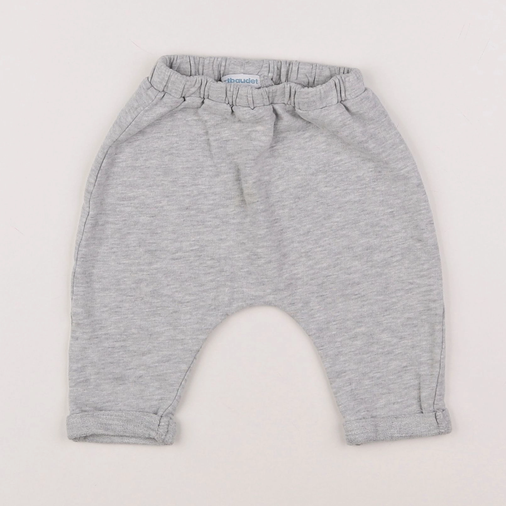 Vertbaudet - sarouel gris - 3 mois