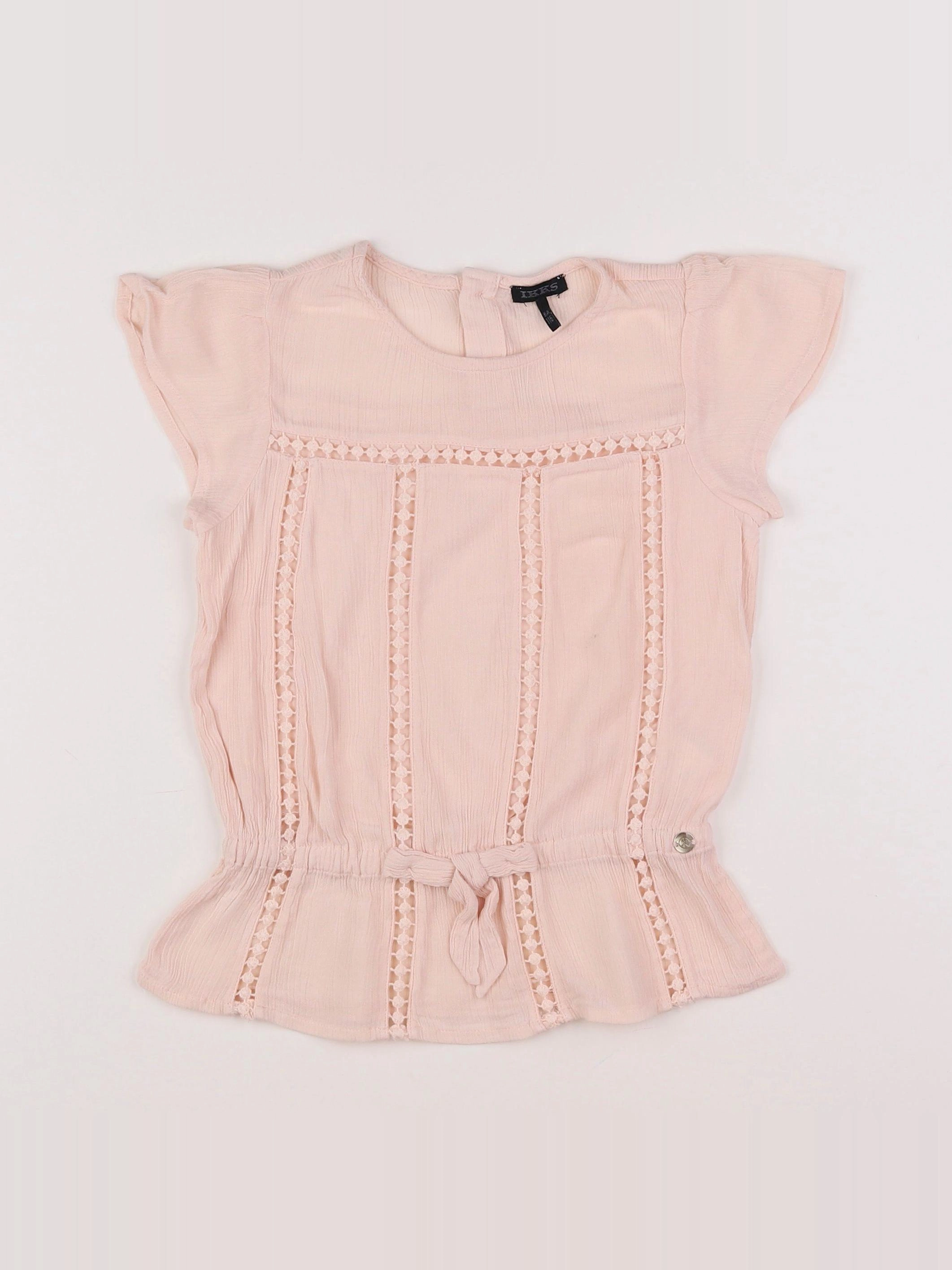 IKKS - blouse rose - 6 ans