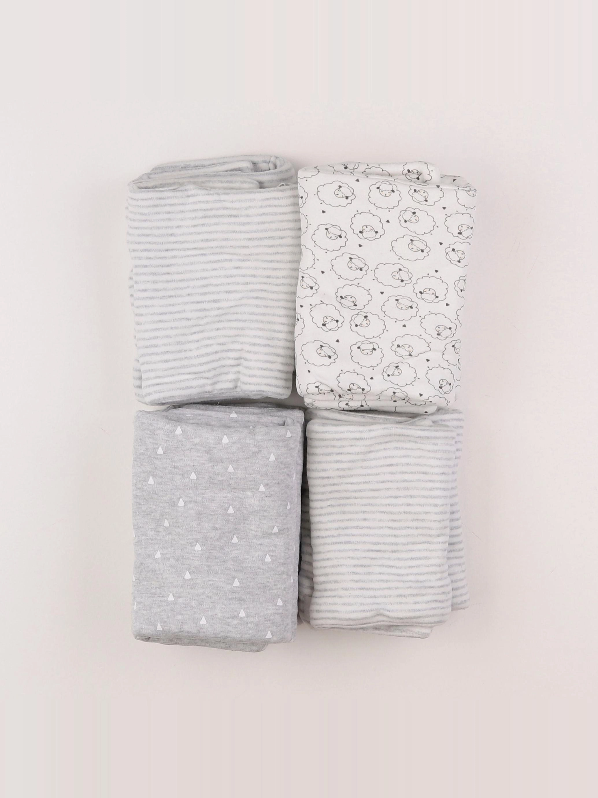 Vertbaudet - tour de lit gris, blanc - 
