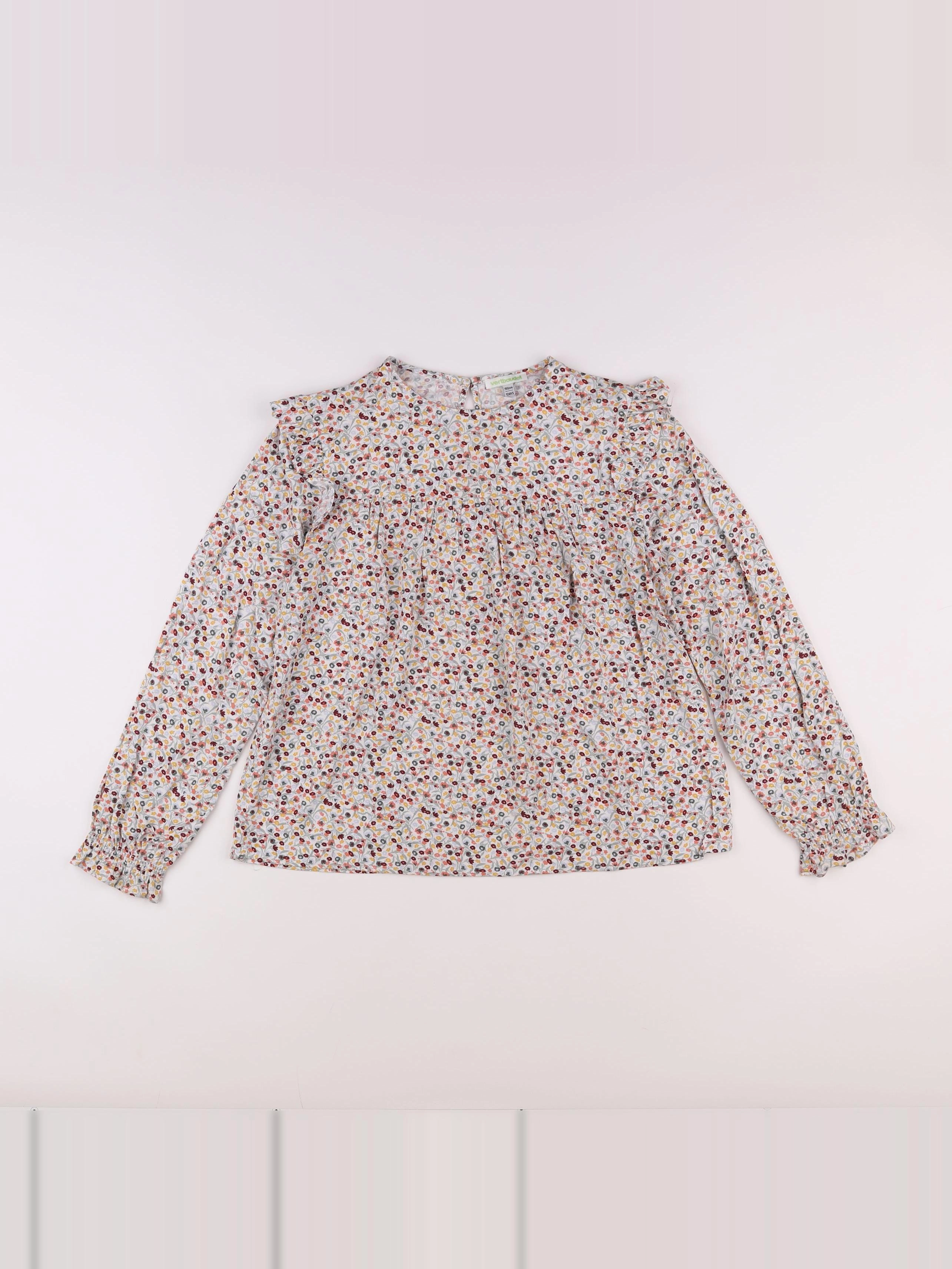 Vertbaudet - blouse multicolore - 12 ans
