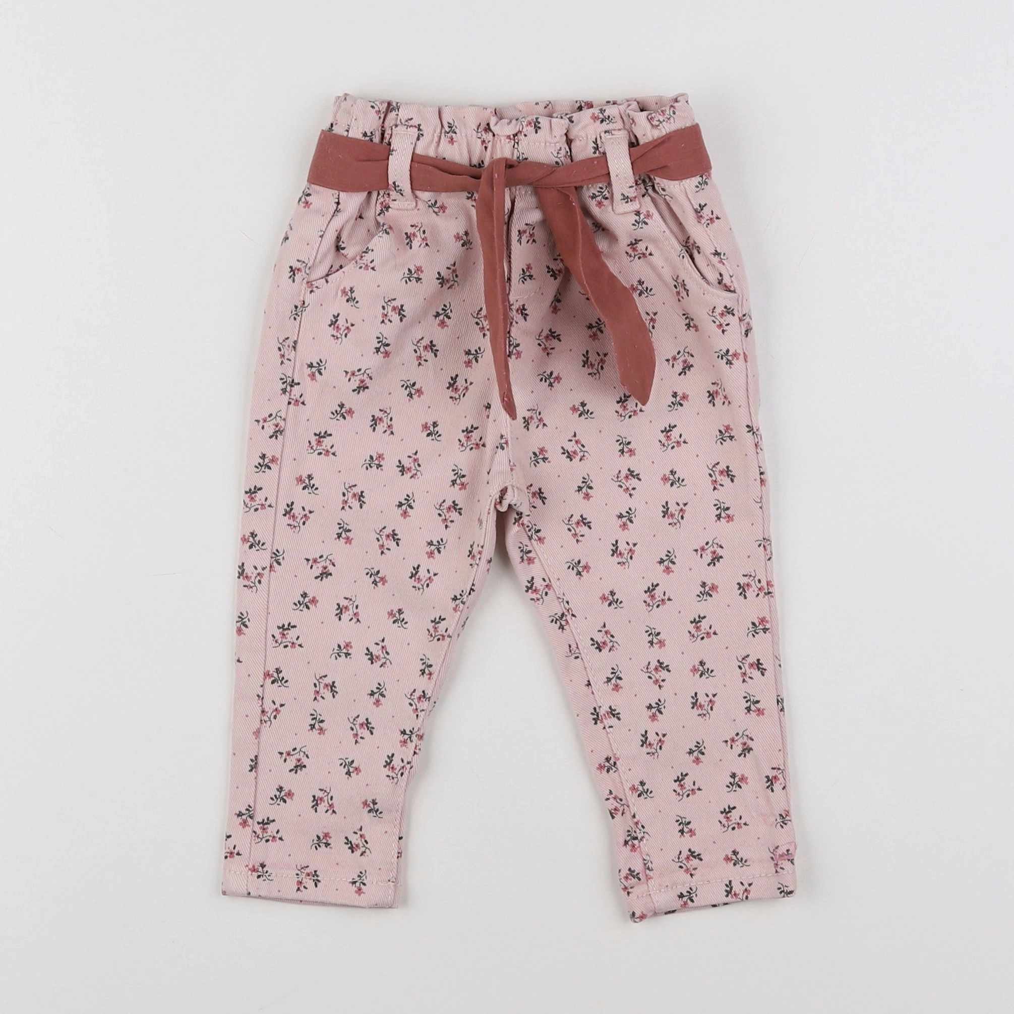 Vertbaudet - jean rose - 9 mois