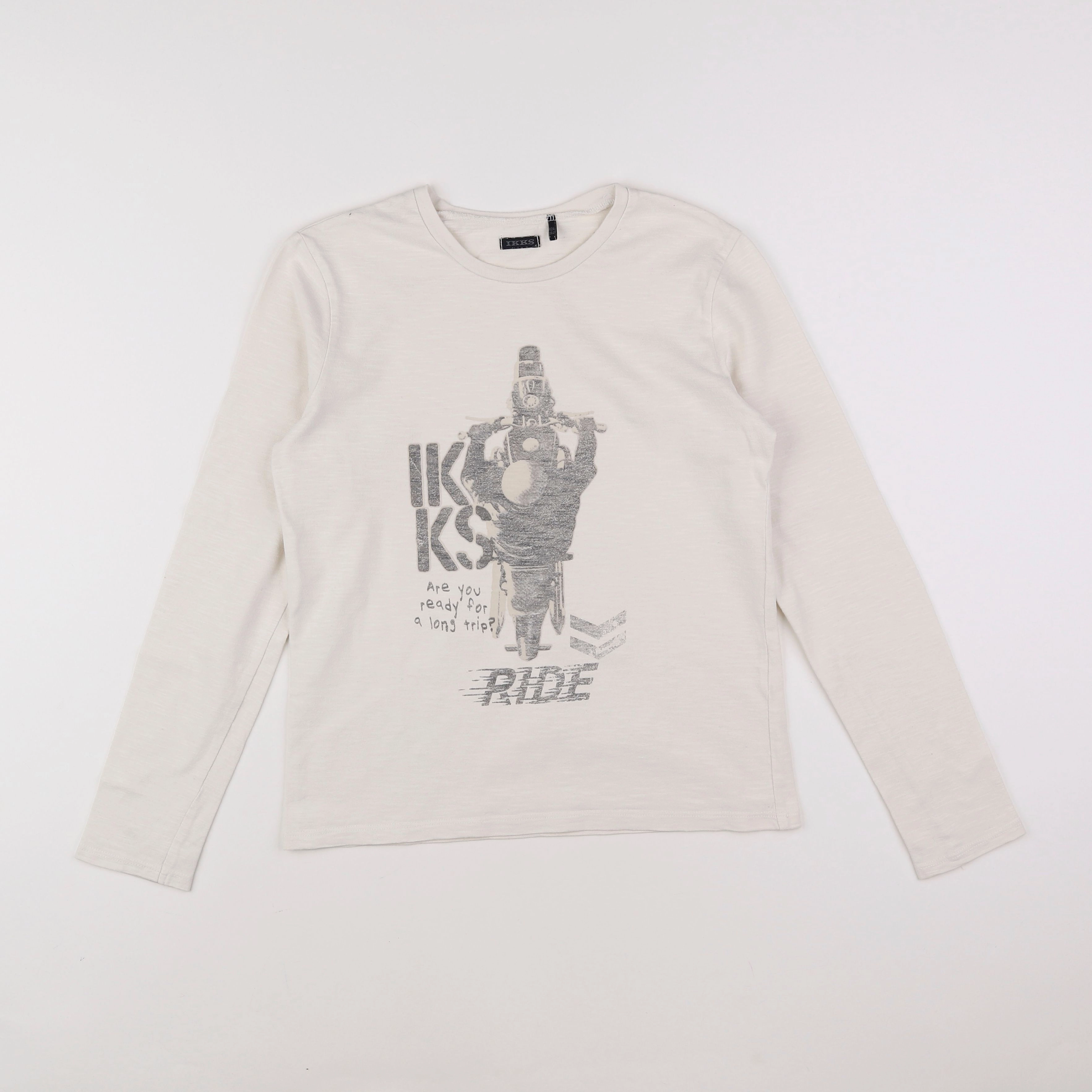 IKKS - tee-shirt blanc - 12 ans