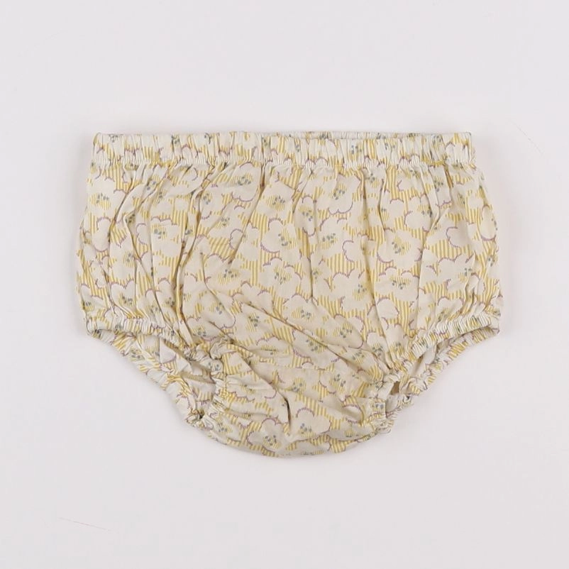 La Petite Collection - bloomer blanc, jaune - 12 mois