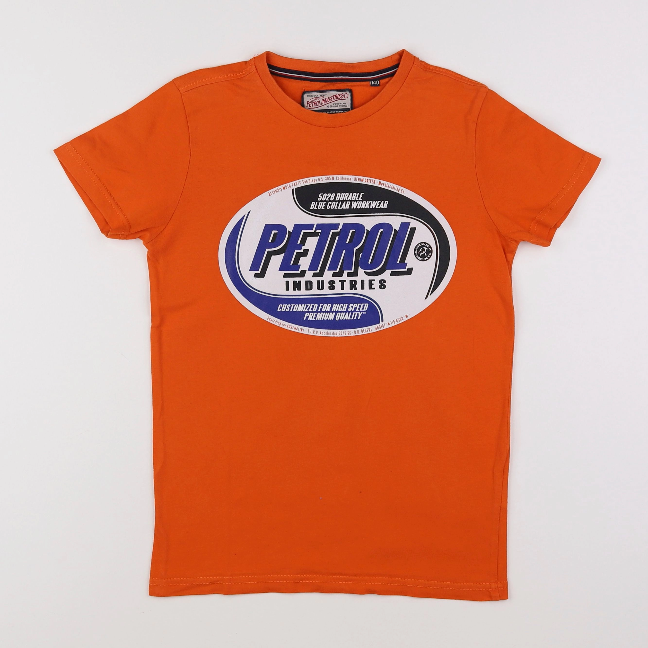 Petrol Industries - tee-shirt orange - 10/11 ans