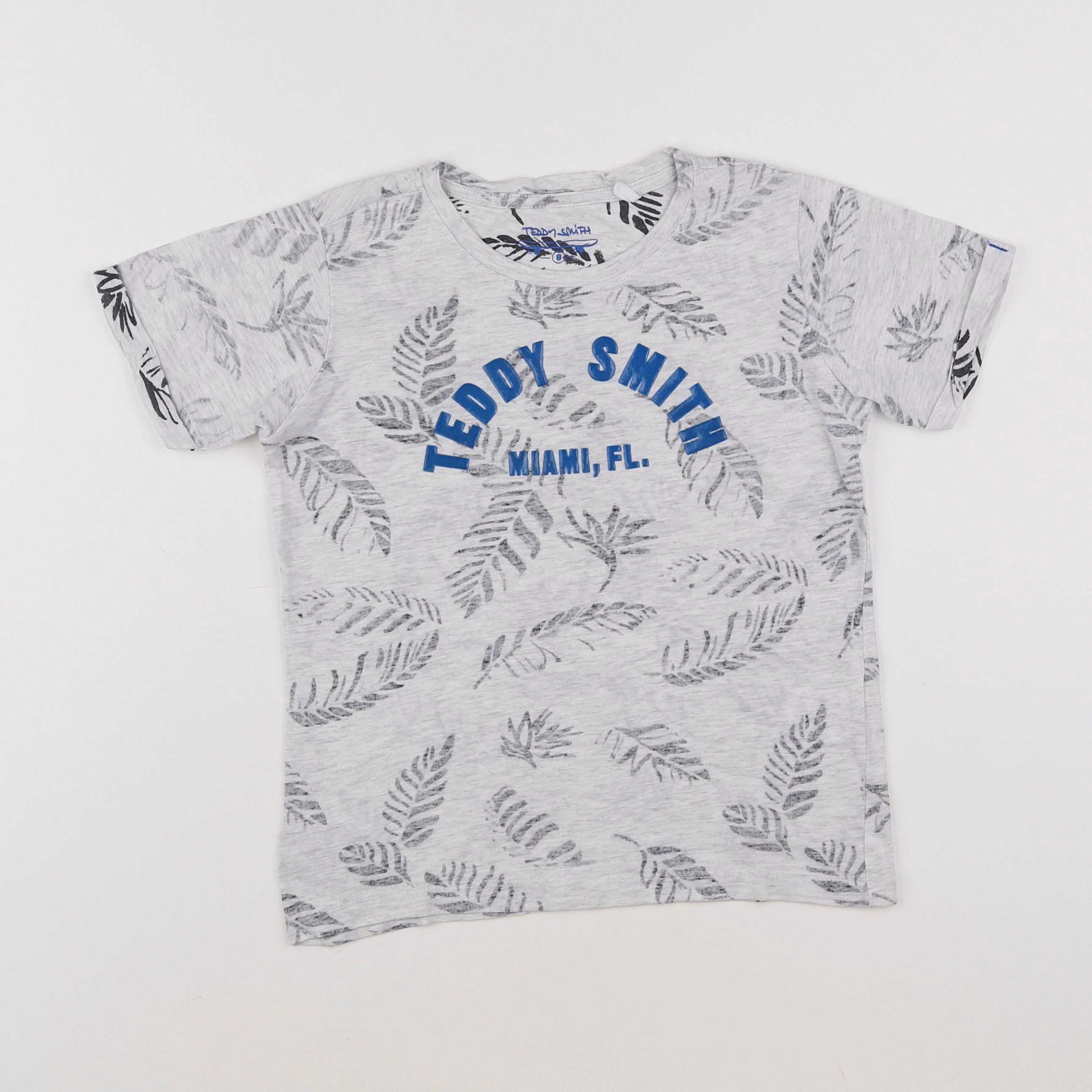 Teddy Smith - tee-shirt gris - 8 ans