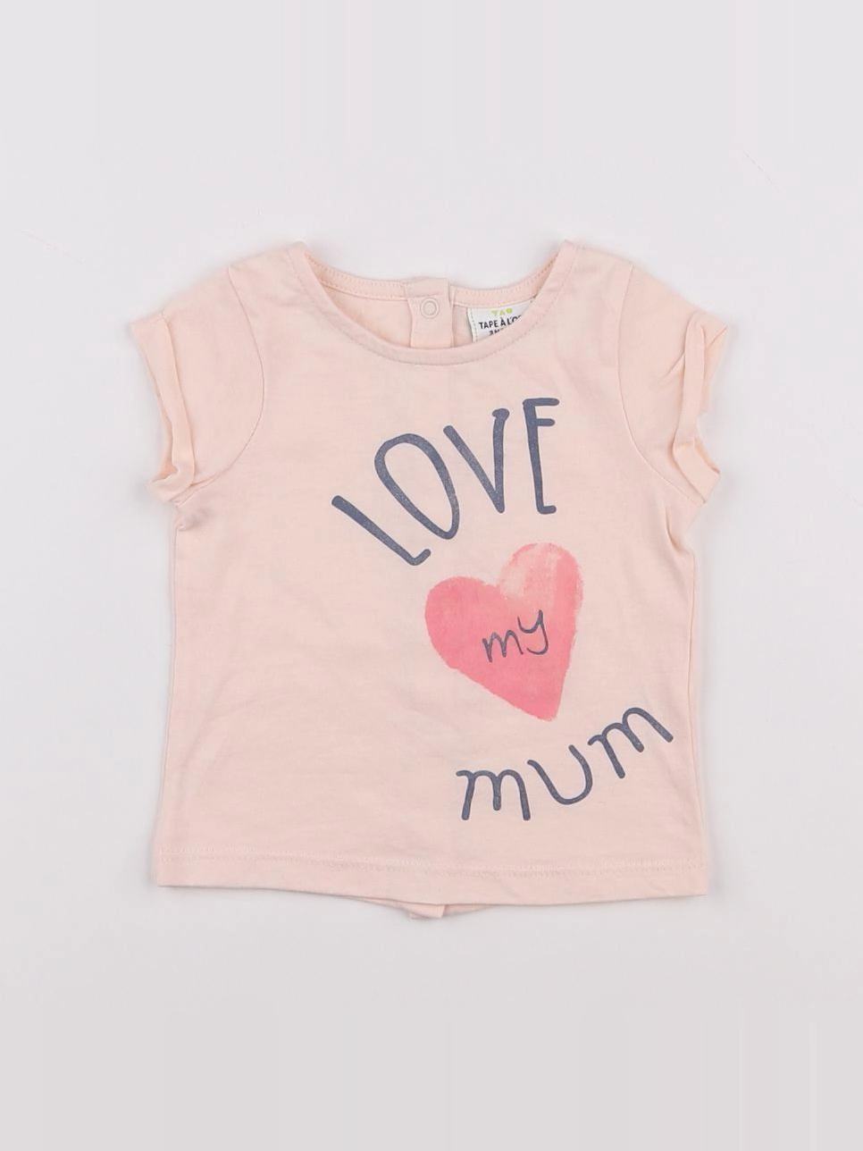 Tape à l'oeil - tee-shirt rose - 3 mois