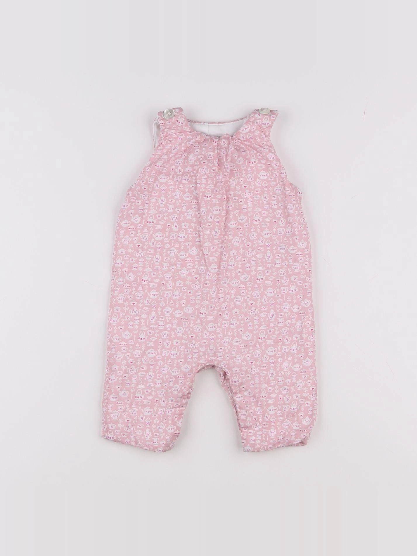 Jacadi - combinaison rose - 3 mois