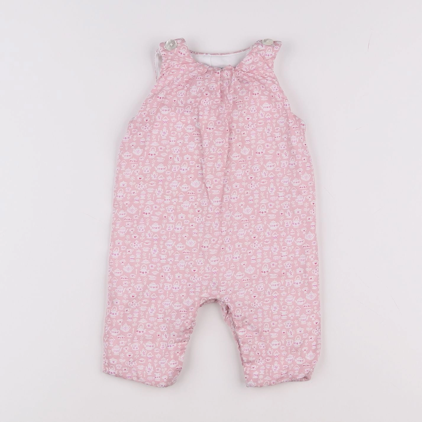 Jacadi - combinaison rose - 3 mois
