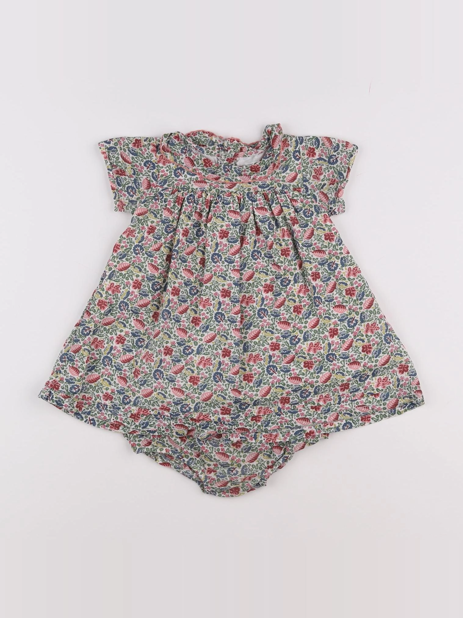 Boutchou - robe multicolore - 6 mois
