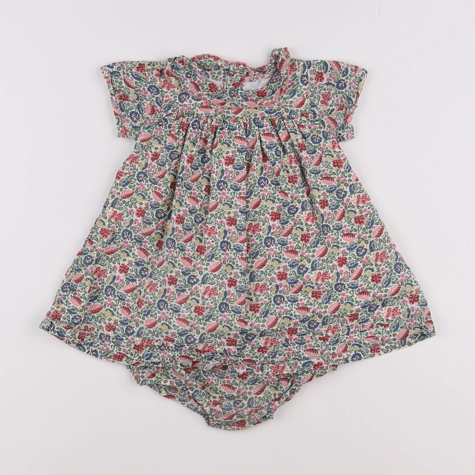 Boutchou - robe multicolore - 6 mois