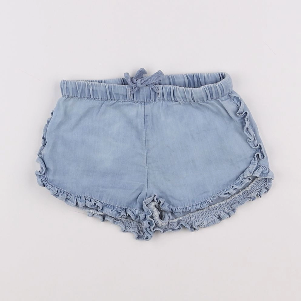 Boutchou - short bleu - 12 mois