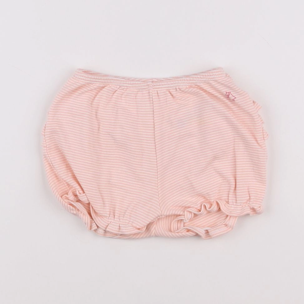 Petit Bateau - bloomer rose - 12 mois