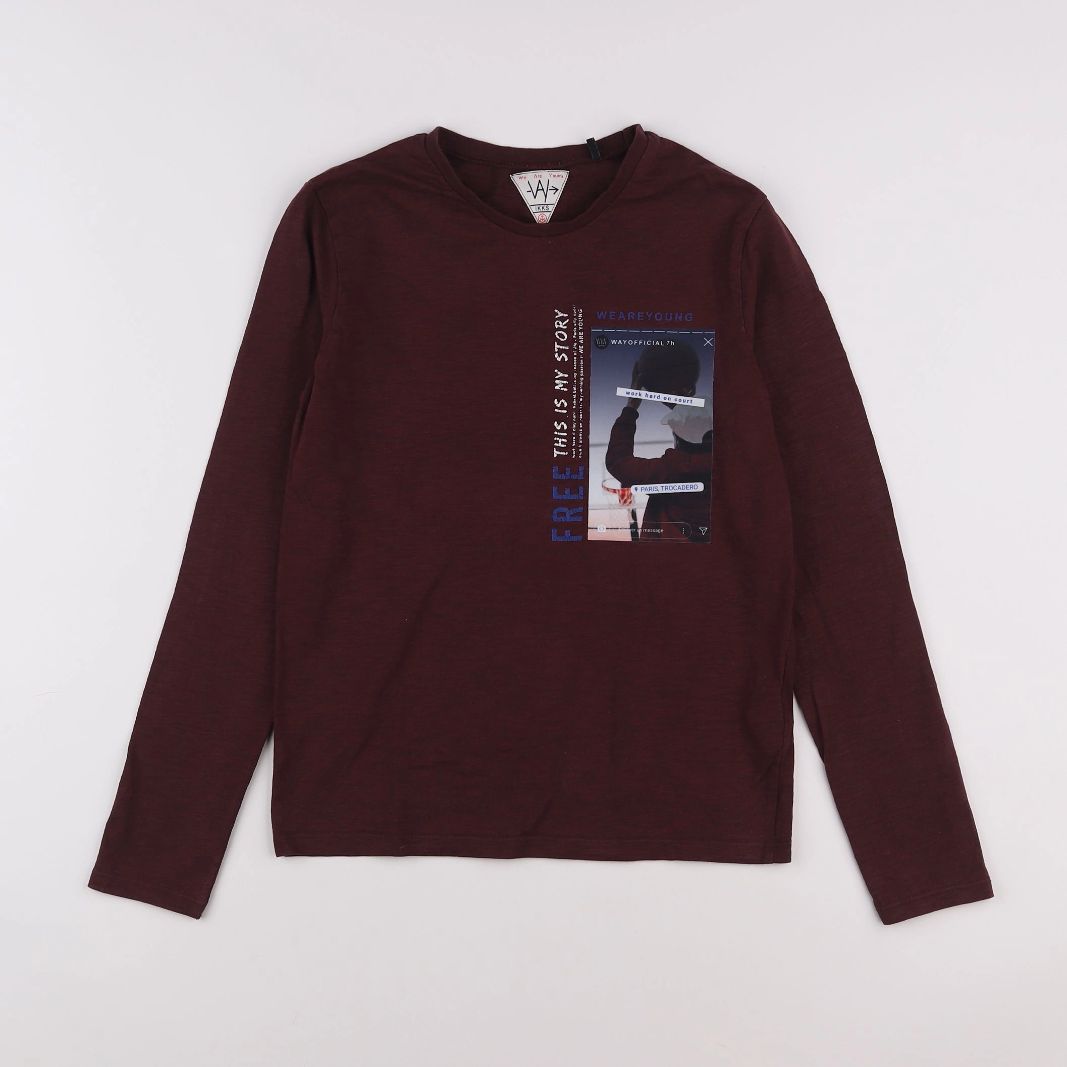 IKKS - tee-shirt rouge - 12 ans