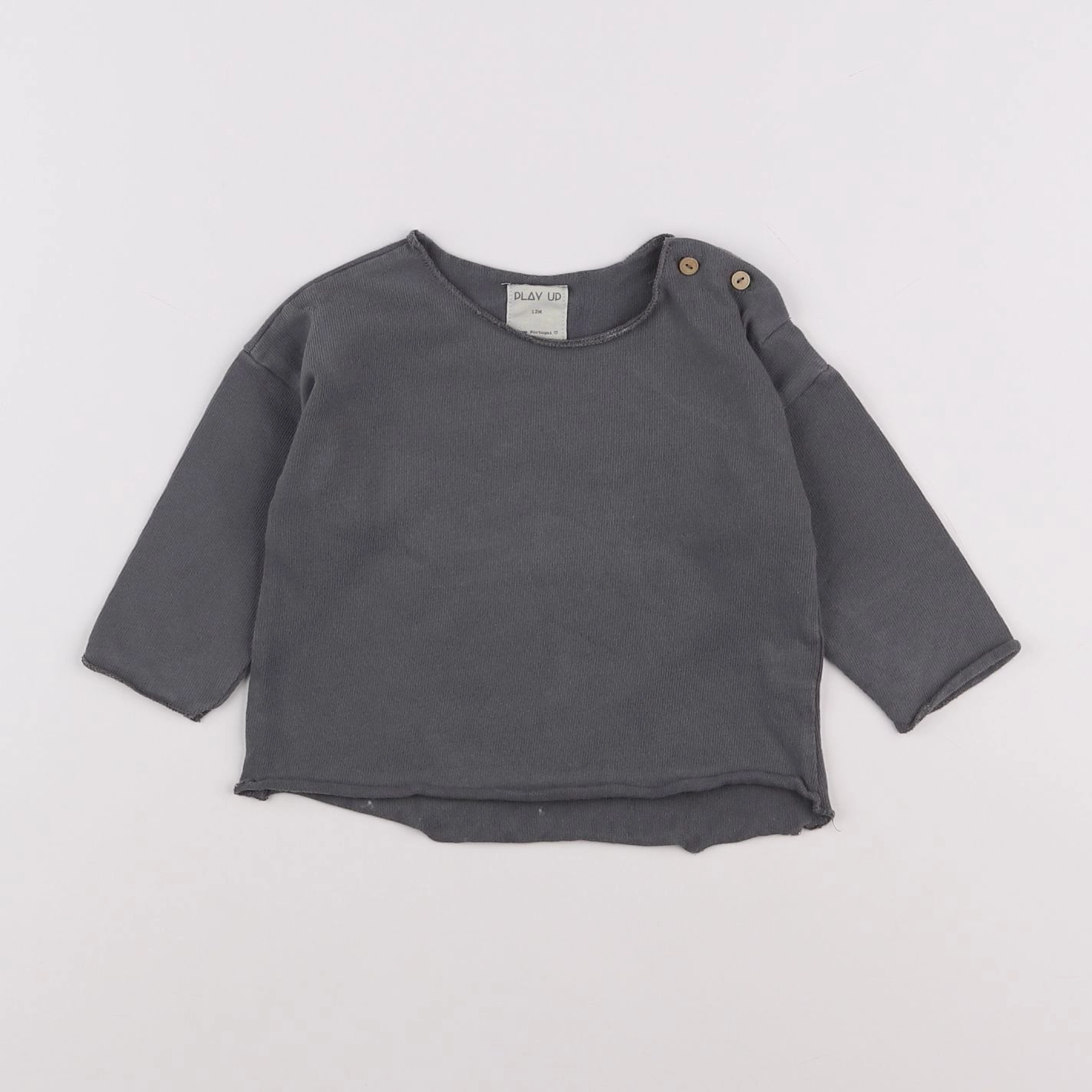 Play Up - tee-shirt taupe - 12 mois