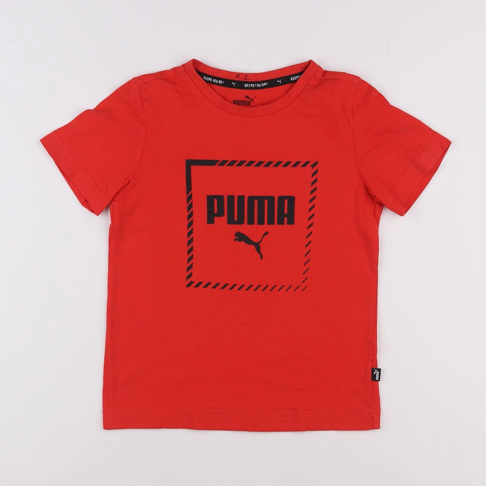 Puma - tee-shirt rouge - 7/8 ans