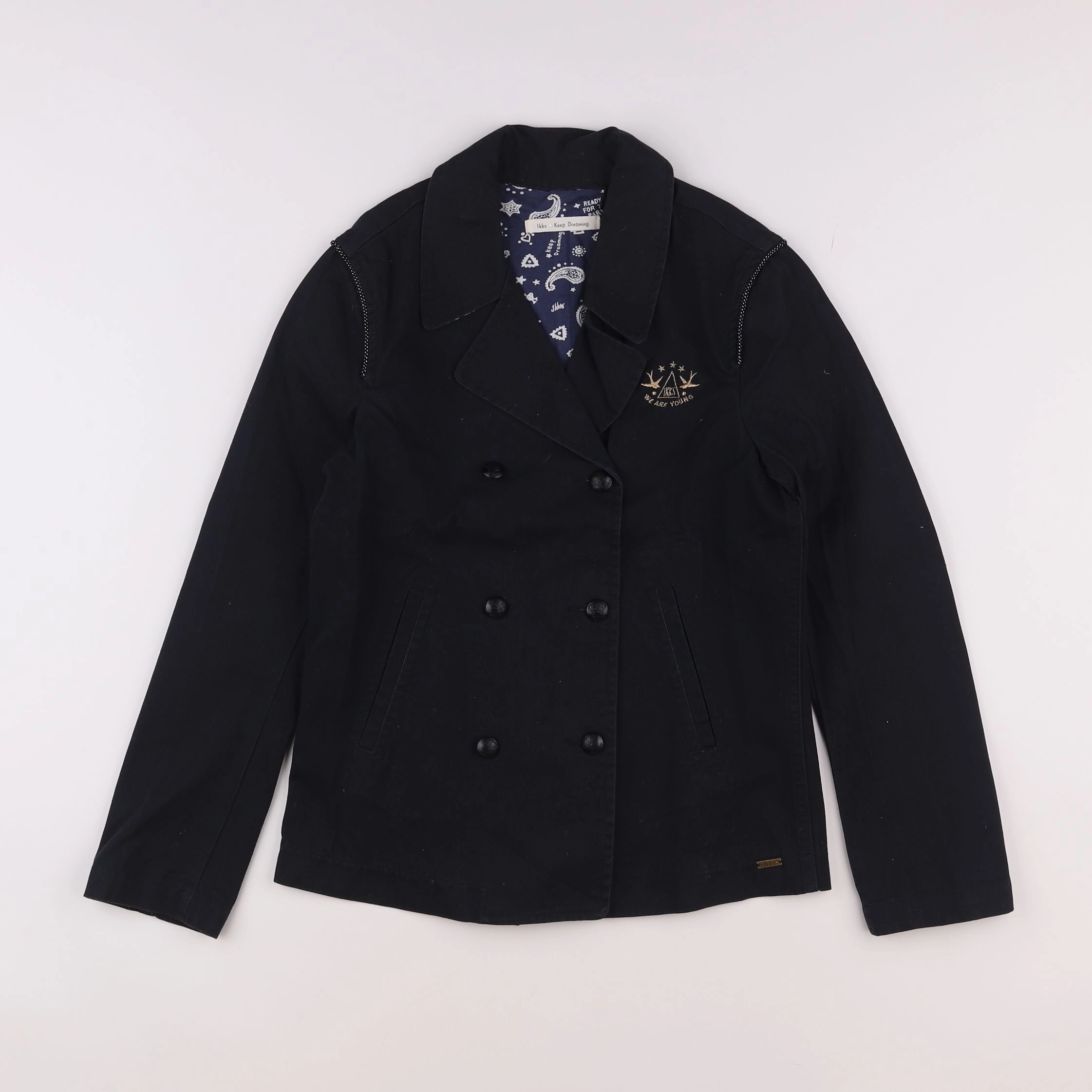 IKKS - veste bleu - 12 ans
