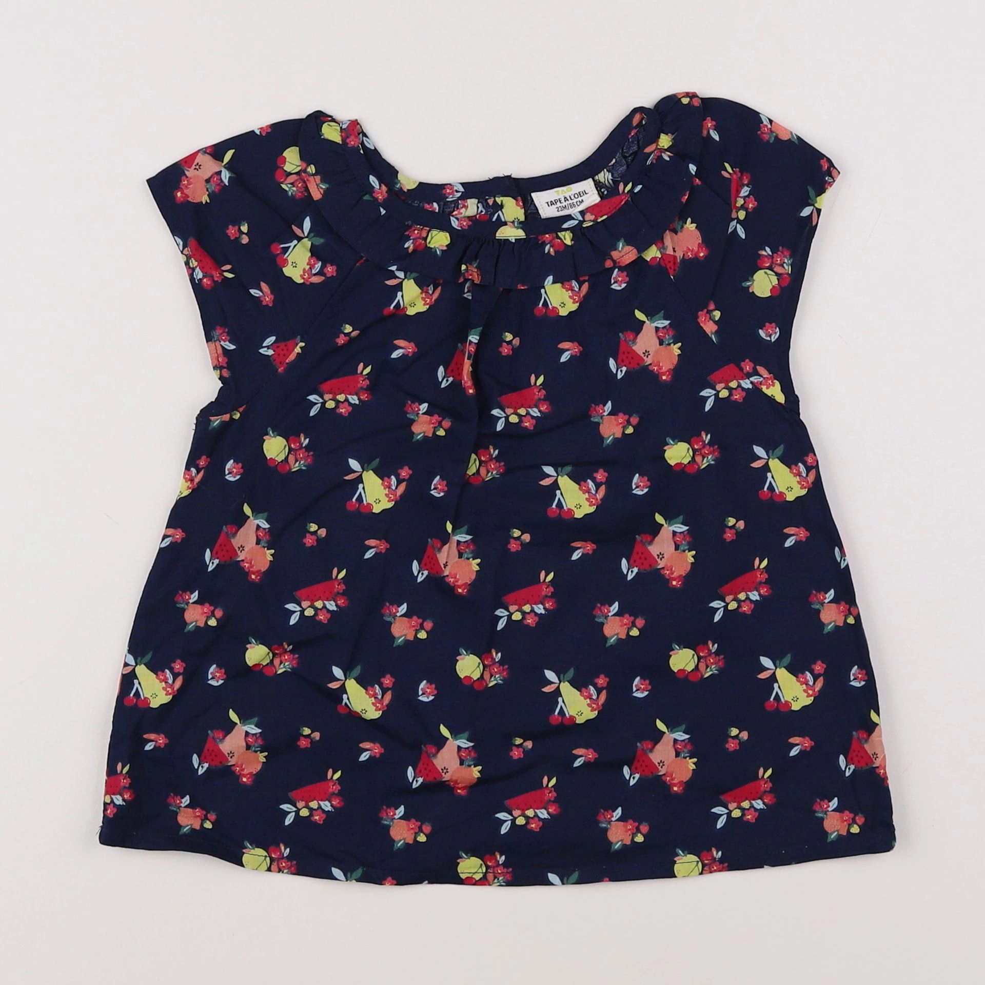 Tape à l'oeil - blouse bleu - 2 ans