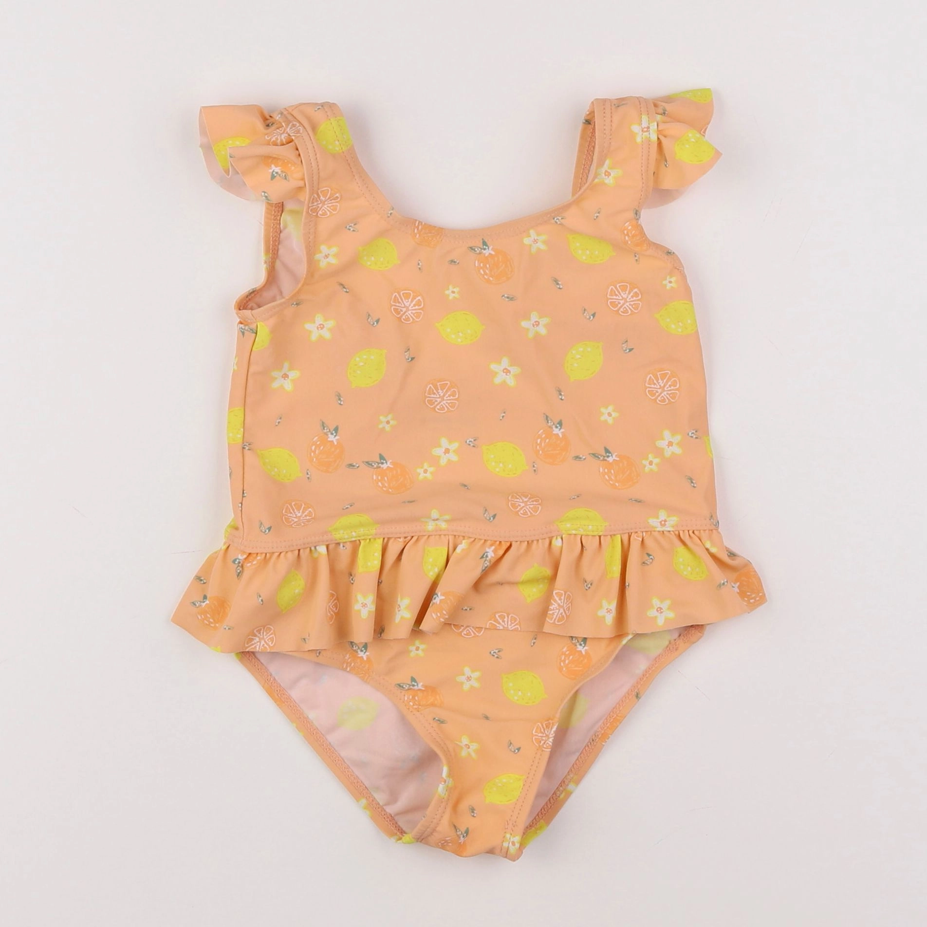 Vertbaudet - maillot de bain orange - 2 ans