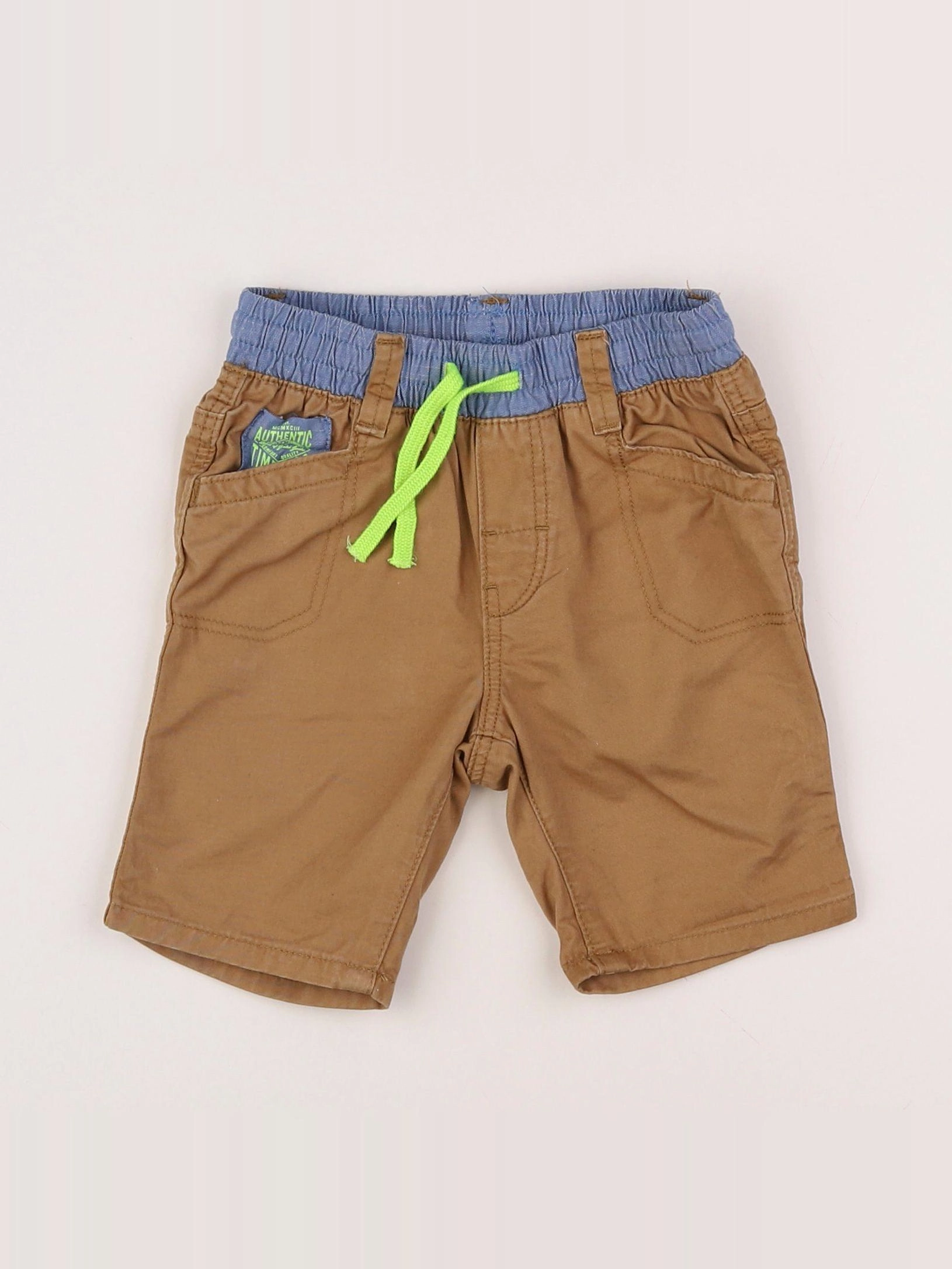 H&M - short marron - 6/9 mois