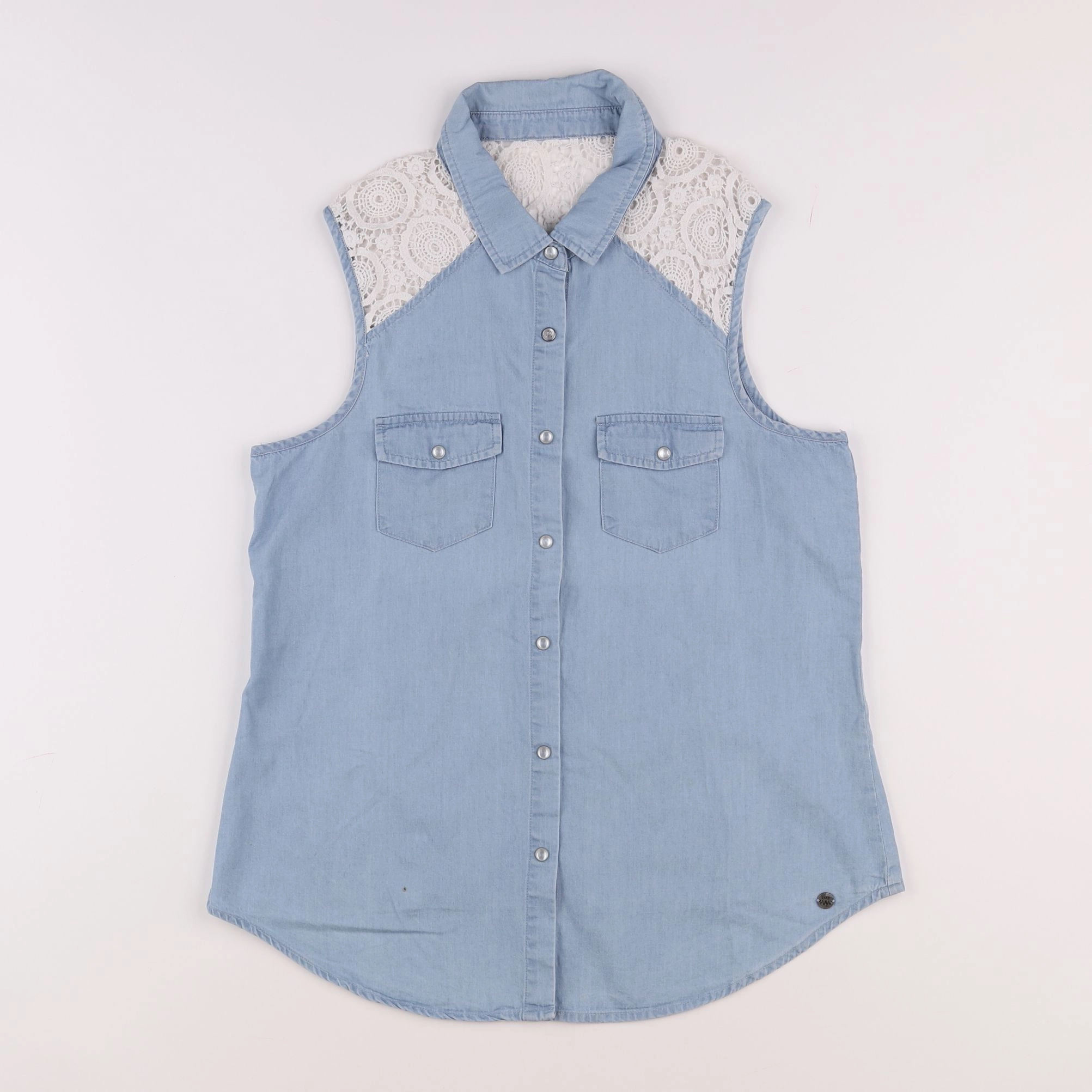 IKKS - blouse bleu - 14 ans