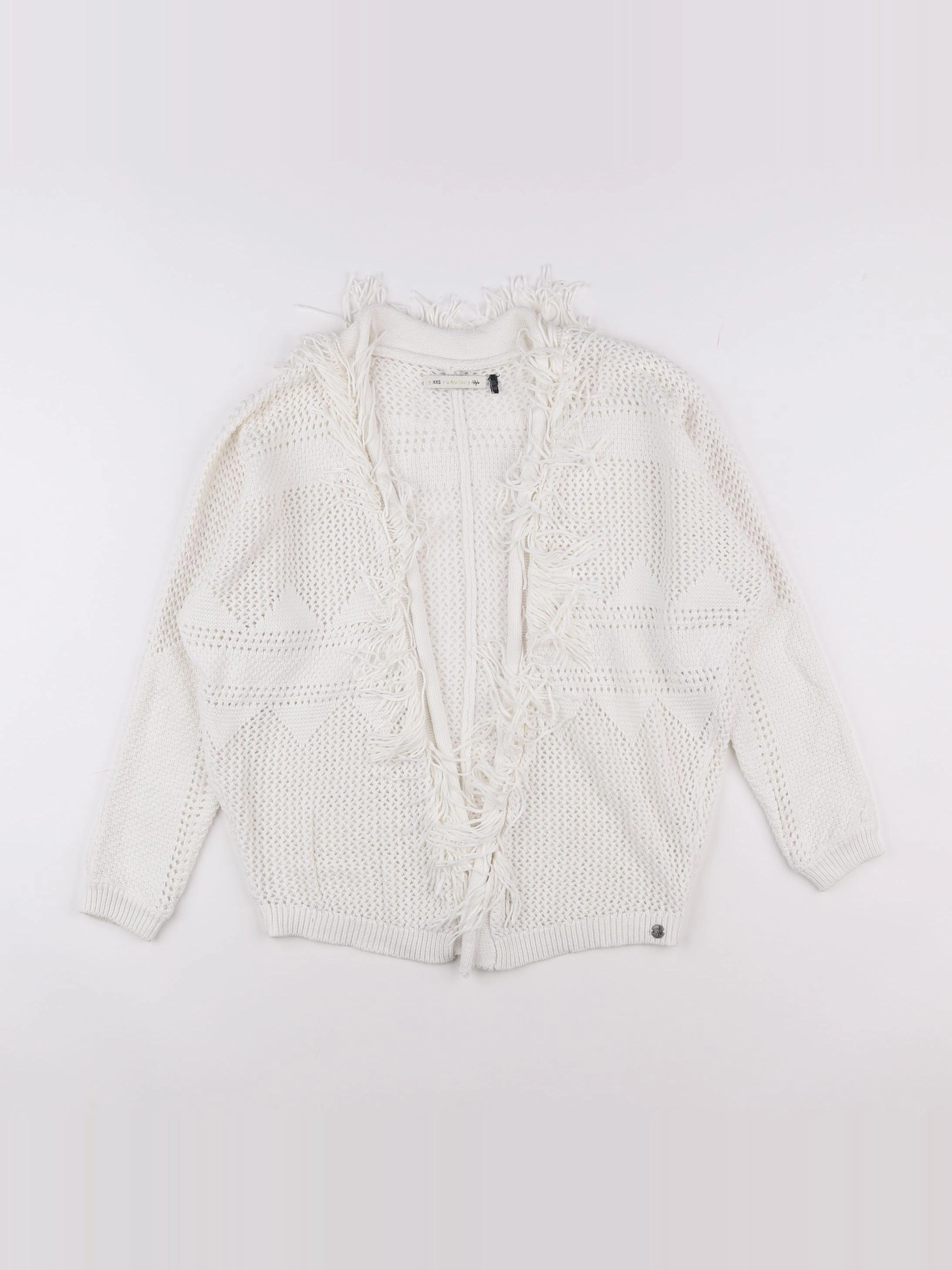IKKS - gilet blanc - 10 ans