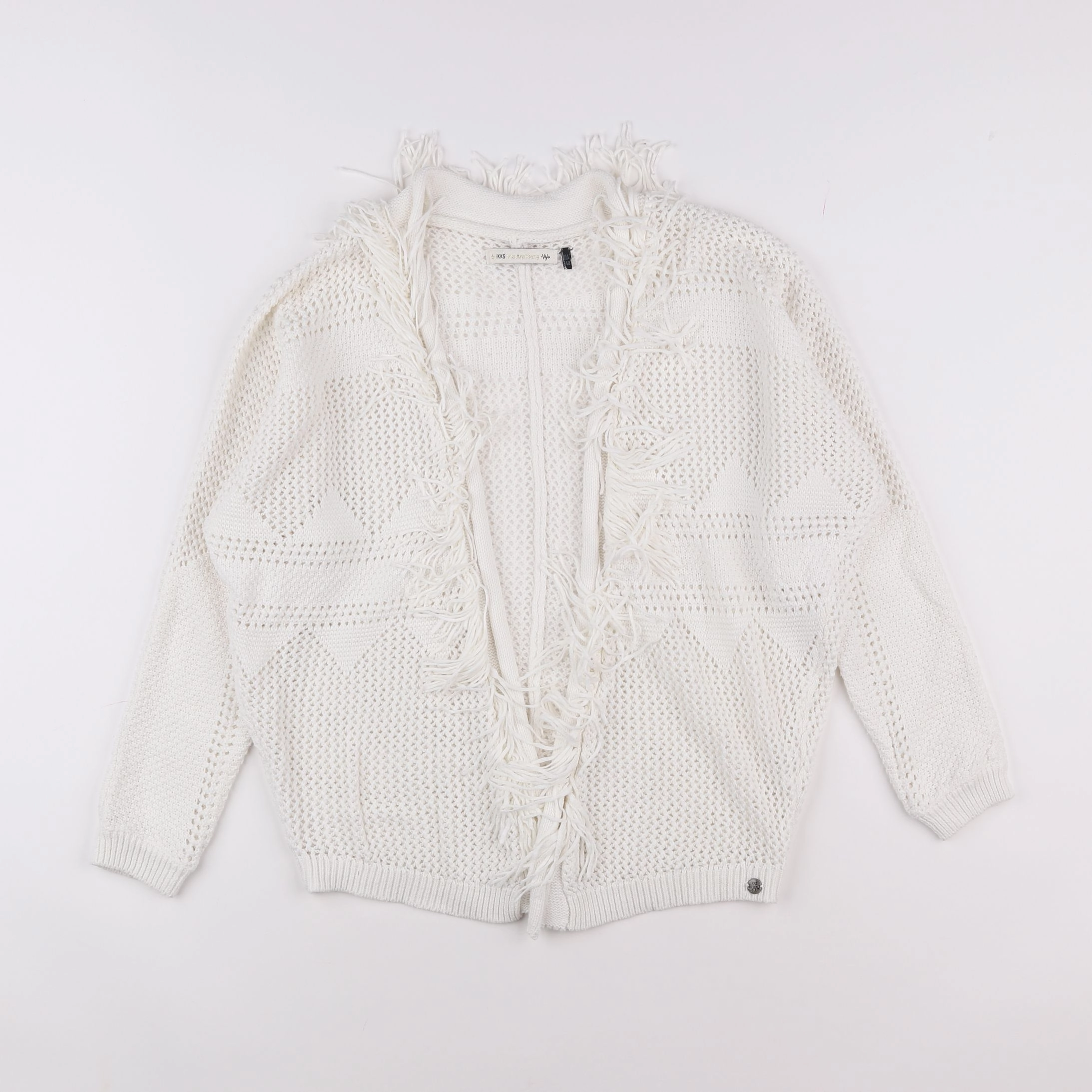 IKKS - gilet blanc - 10 ans
