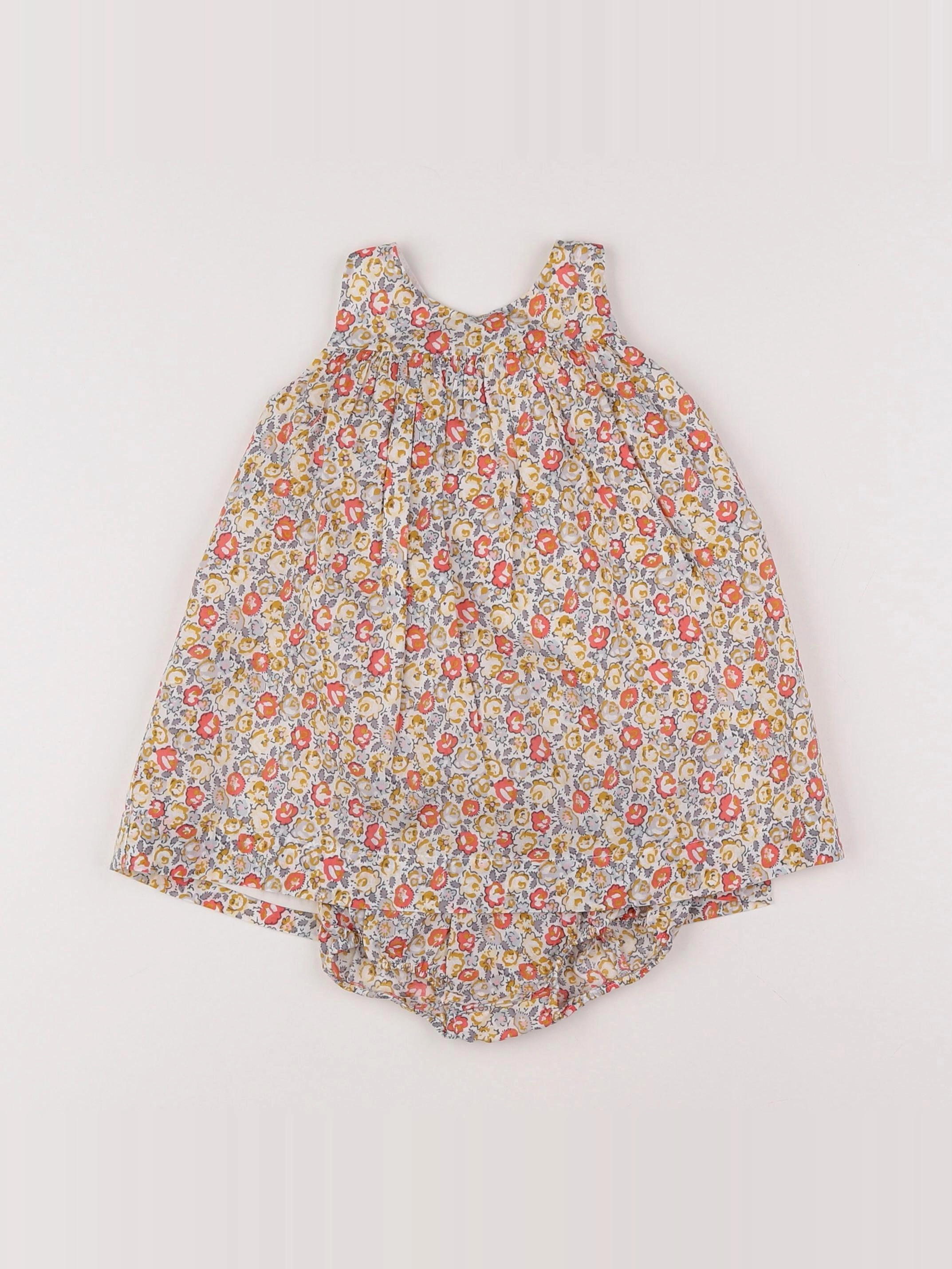 Boutchou - robe multicolore - 6 mois