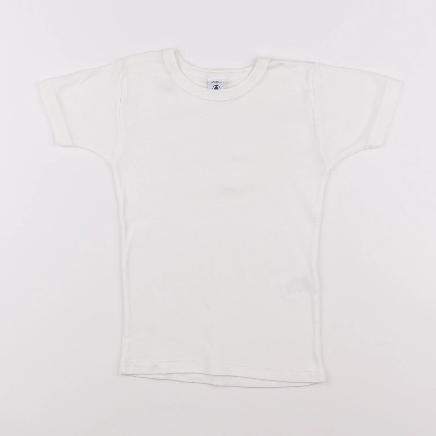 Petit Bateau - maillot de corps blanc - 6 ans