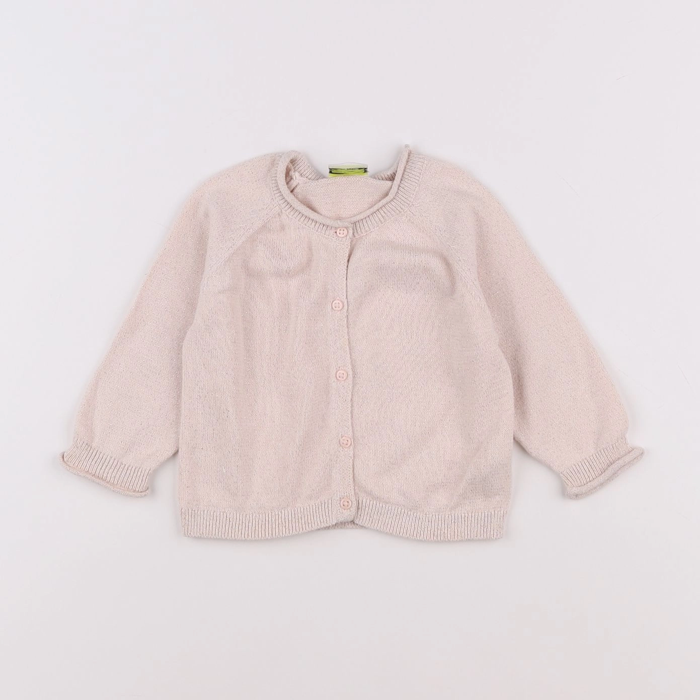 Tape à l'oeil - gilet rose - 12 mois