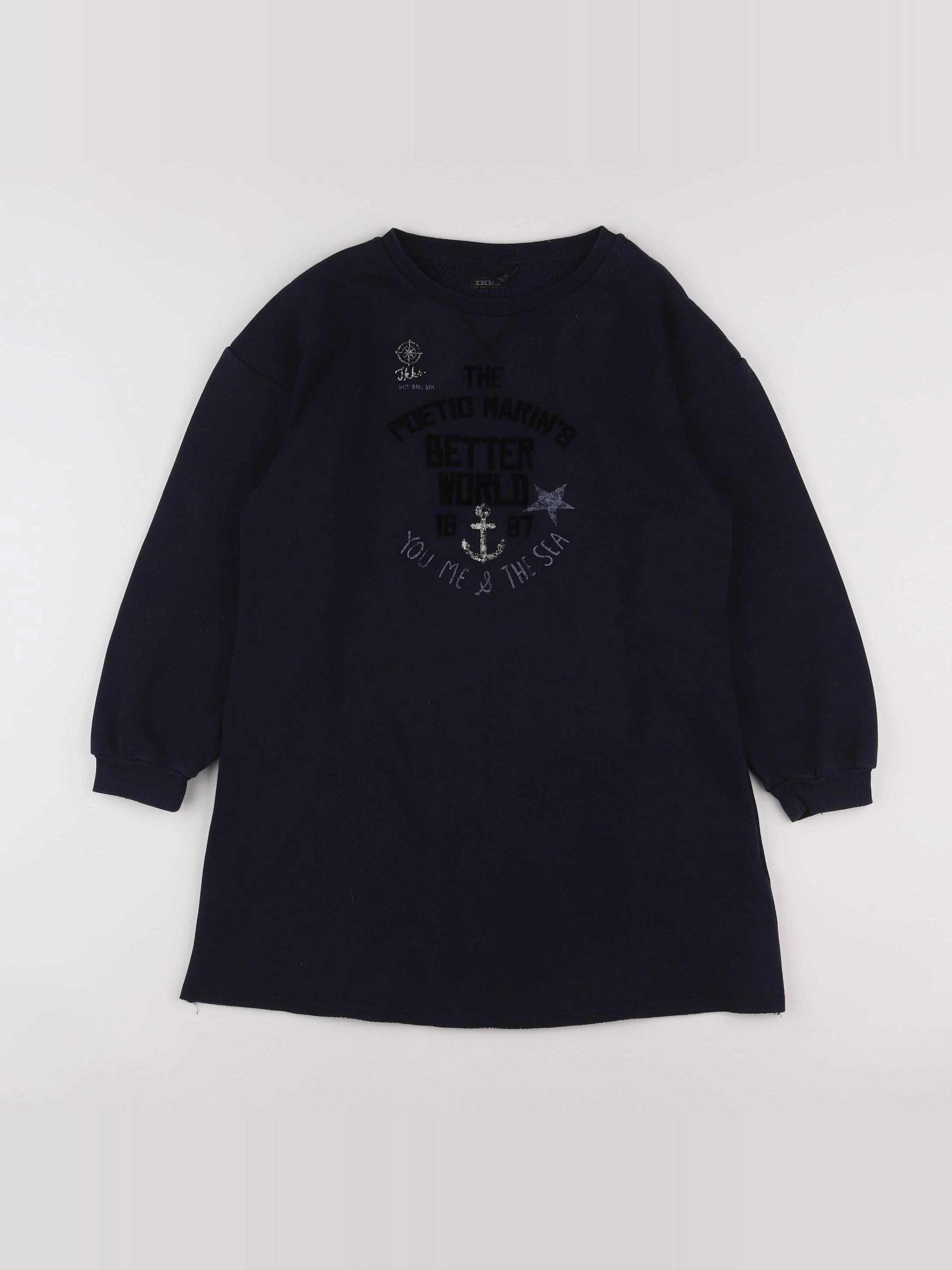 IKKS - robe bleu - 10 ans